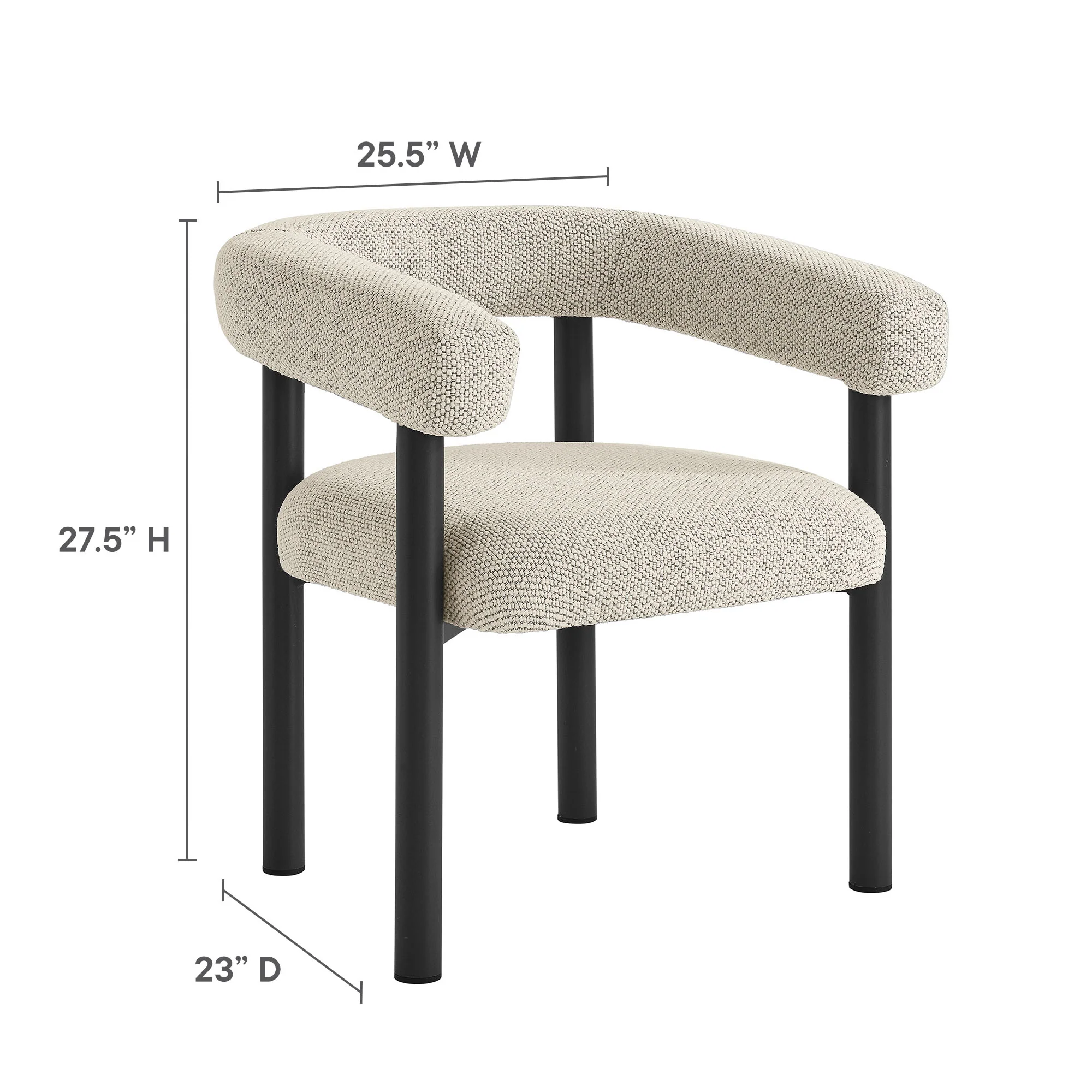 Nautica Outdoor Patio Aluminum Dining Armchairs Set of 2 by Modway - Image 21