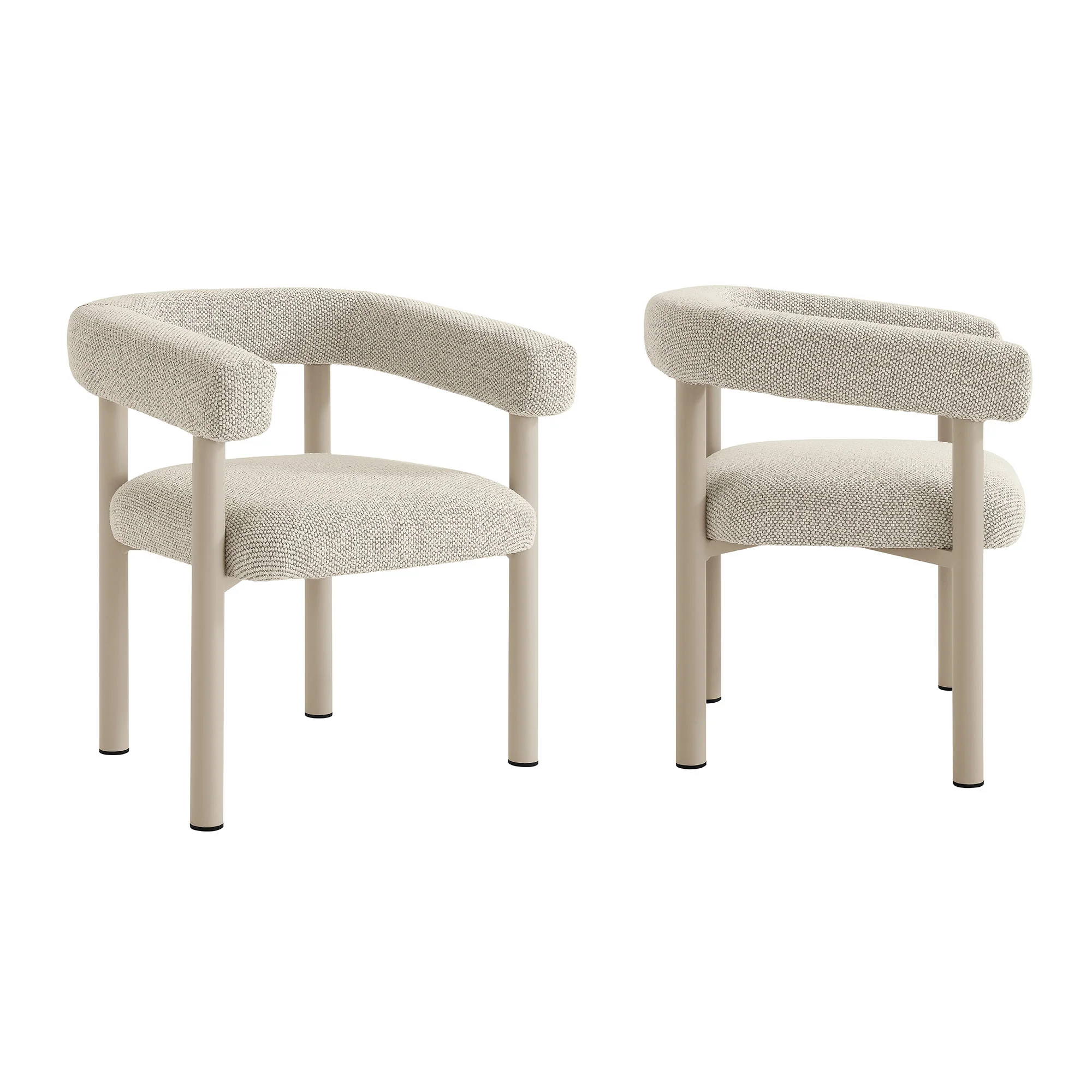 Nautica Outdoor Patio Aluminum Dining Armchairs Set of 2 by Modway - Image 23