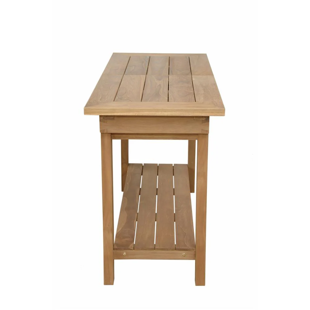 Nautilus Console Table W/ Ss Container By Anderson Teak - Image 4
