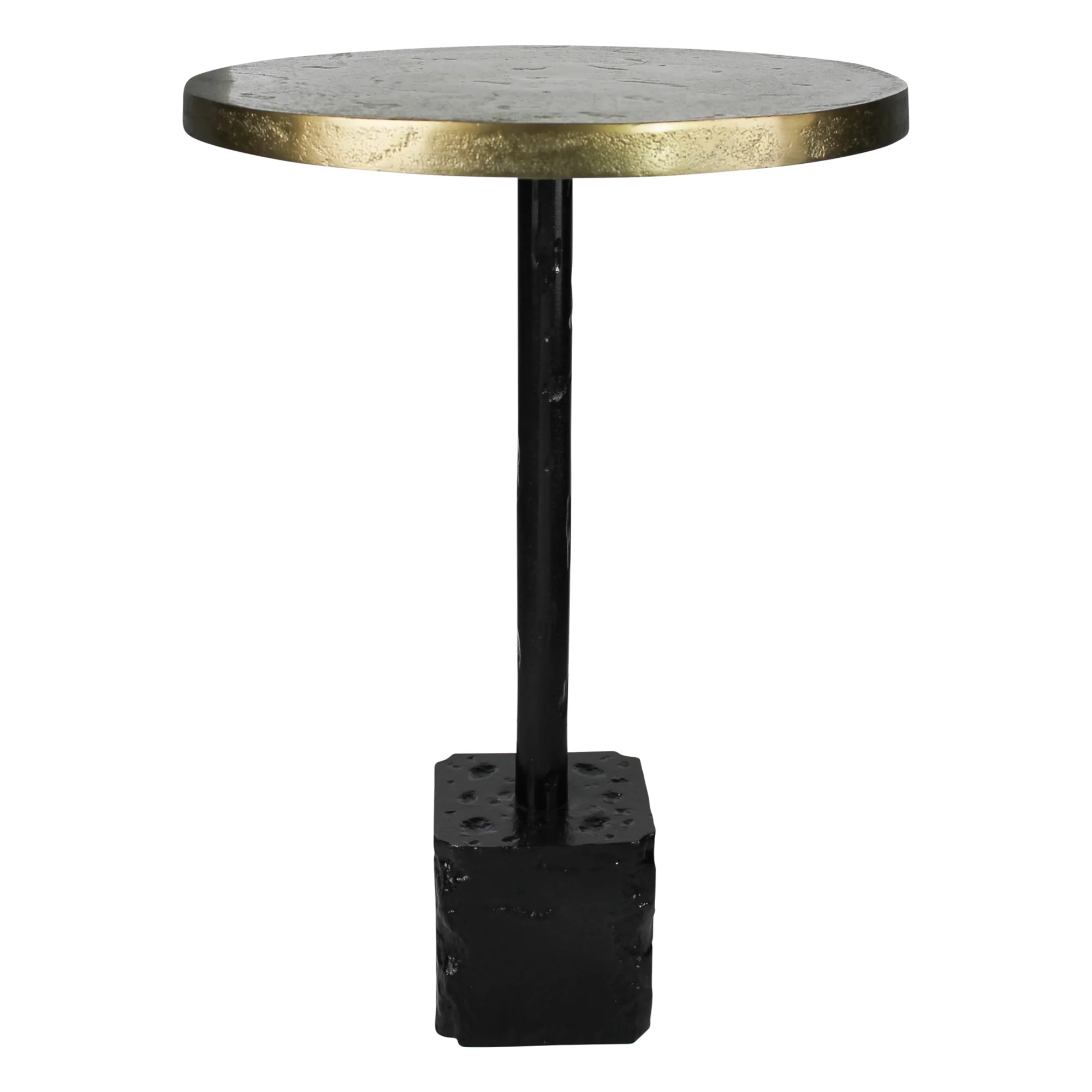 Navigator Table, Brass & Black By HomArt - Image 2