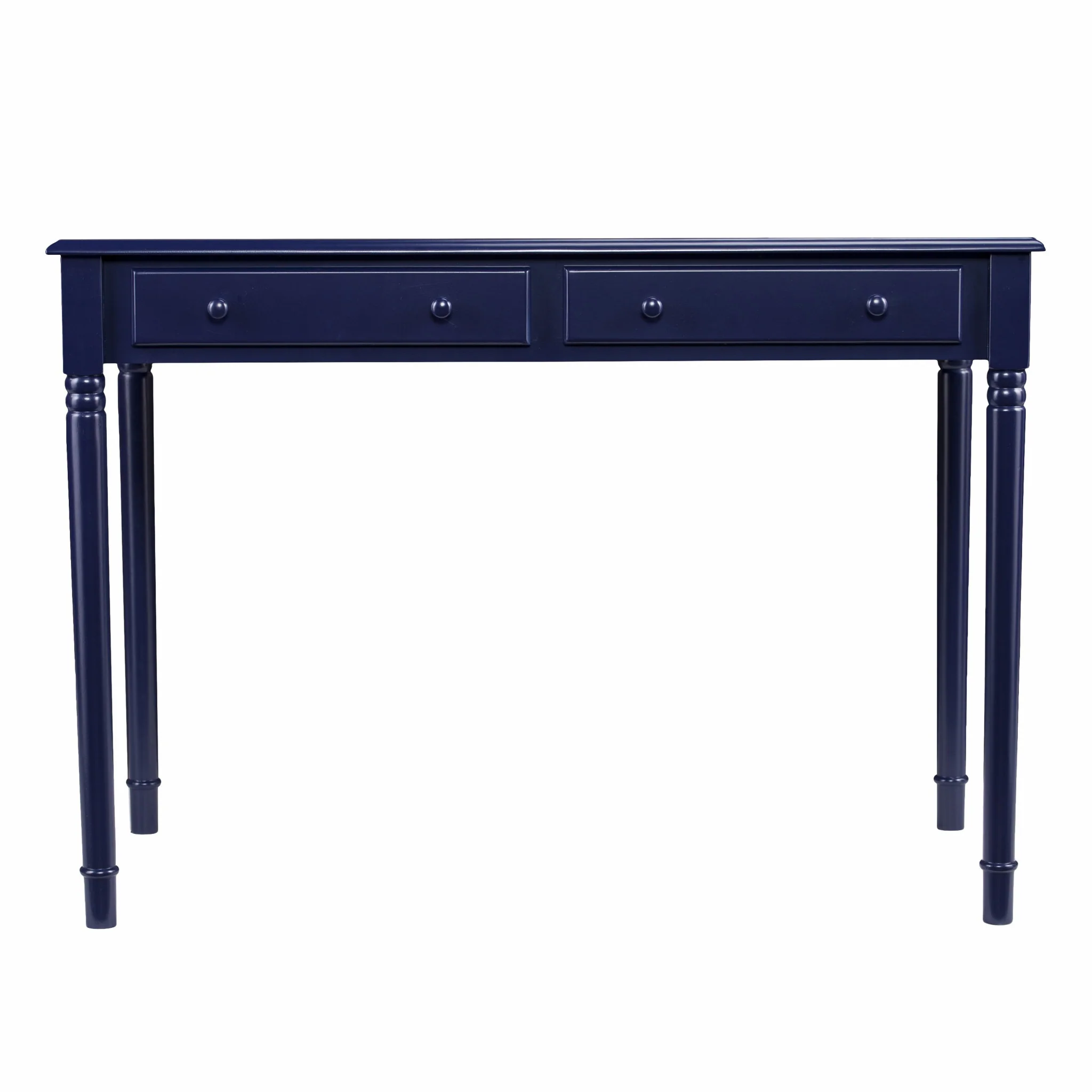 Navy Blue Writing Desk By Homeroots - Image 3