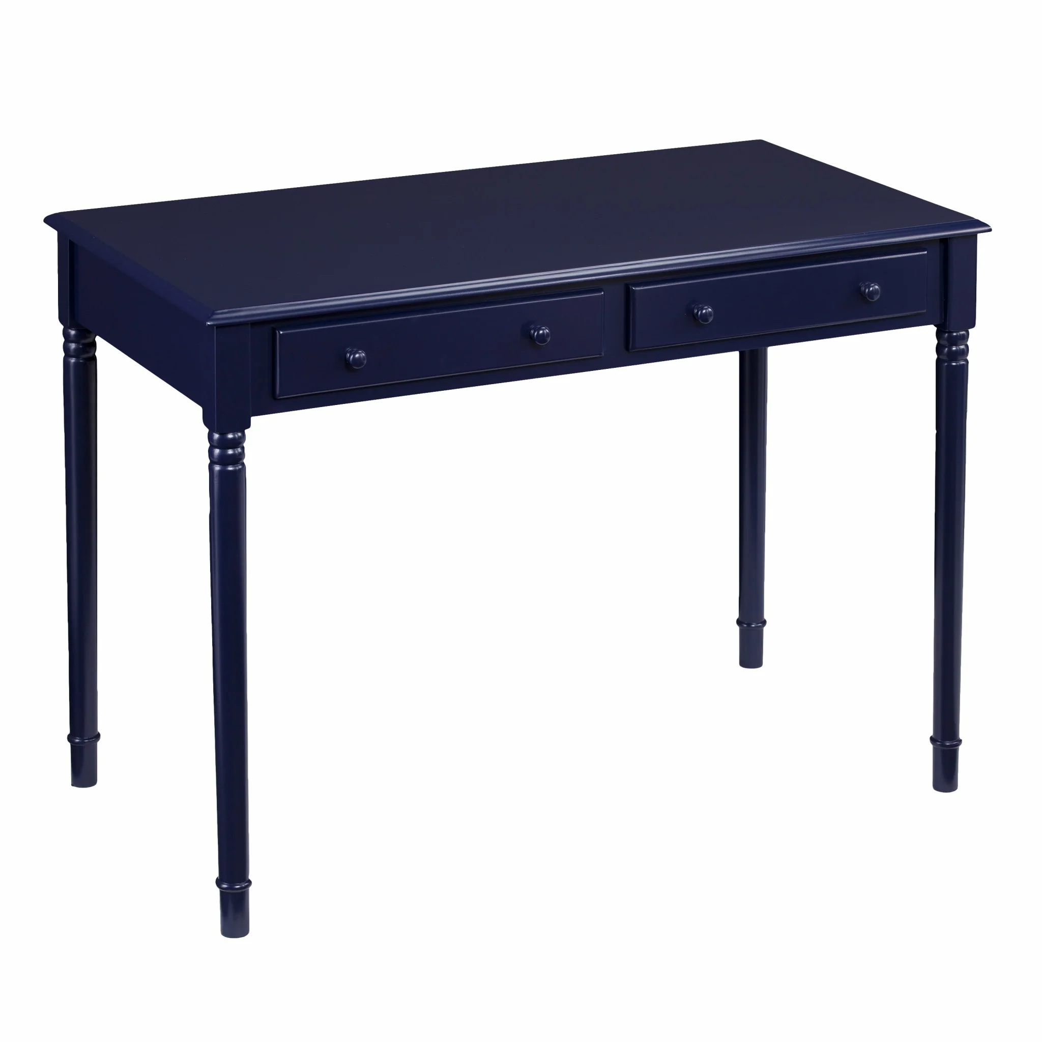 Navy Blue Writing Desk By Homeroots - Image 4
