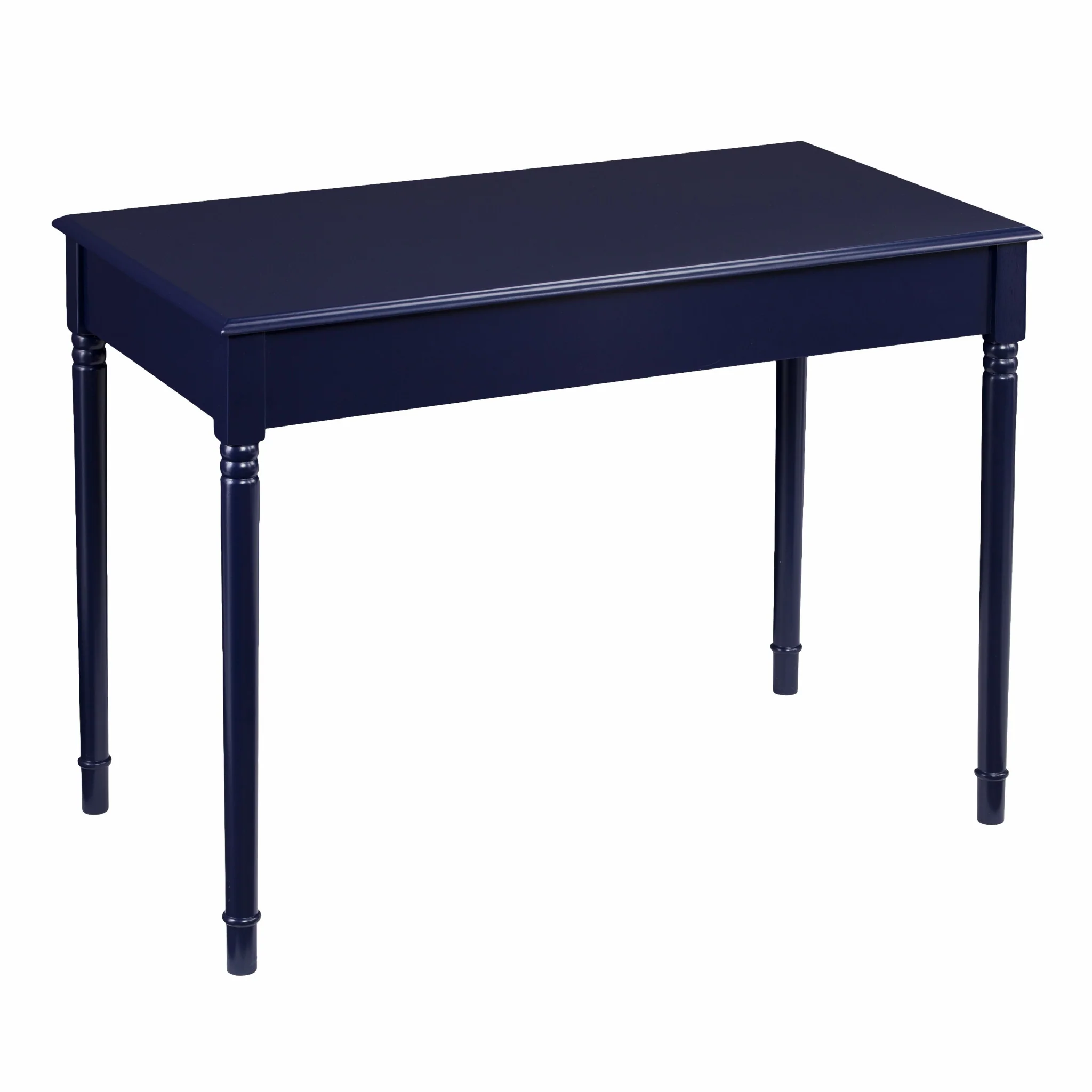 Navy Blue Writing Desk By Homeroots - Image 8