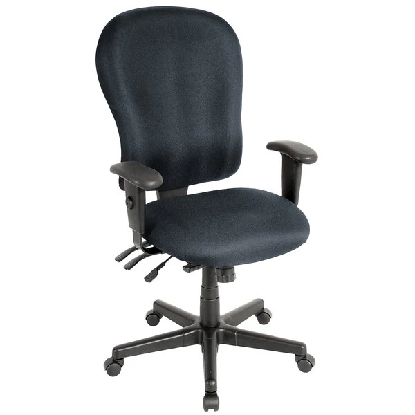 Navy Fabric Chair By Homeroots - 372354 - Image 12