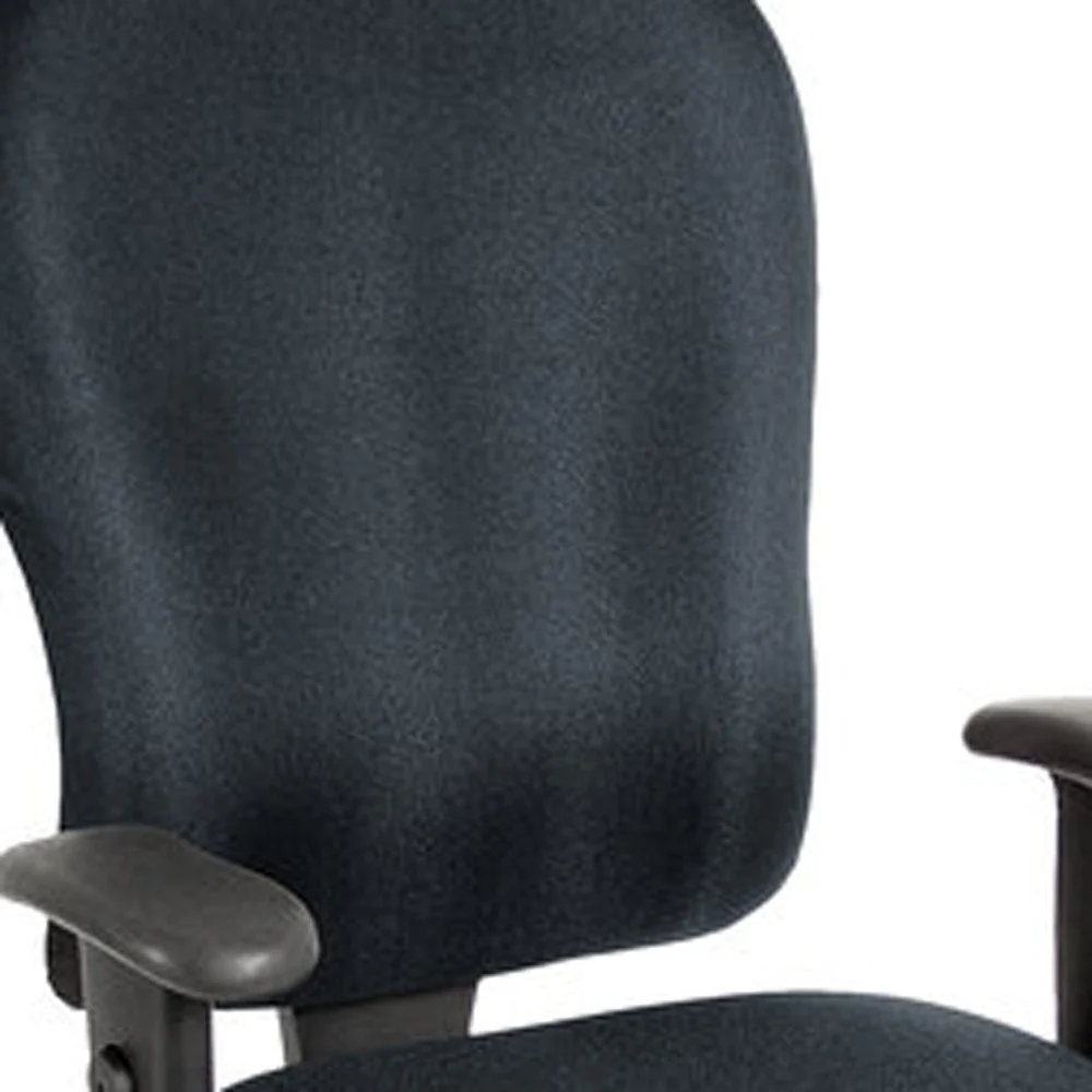 Navy Fabric Chair By Homeroots - 372354 - Image 16