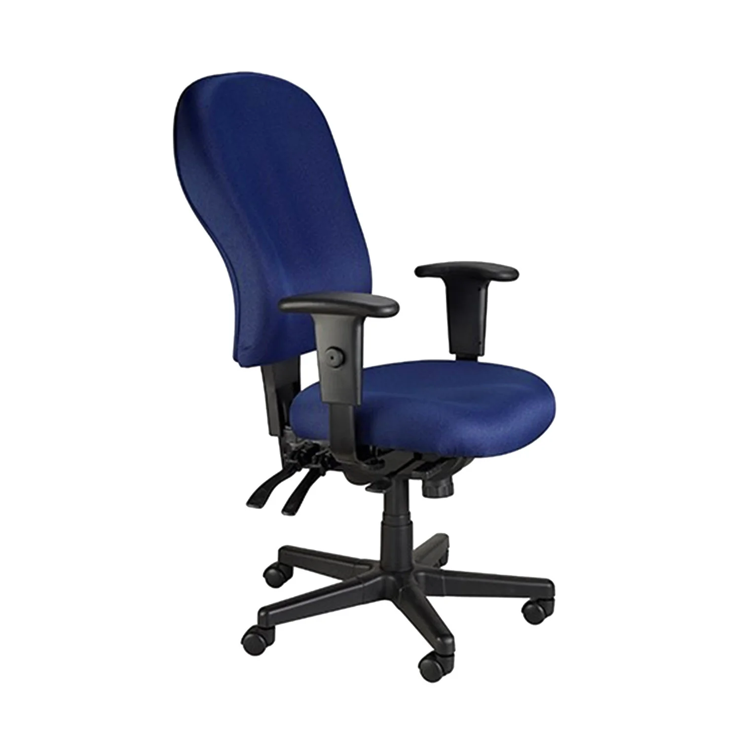 Navy Fabric Chair By Homeroots - 372354 - Image 3