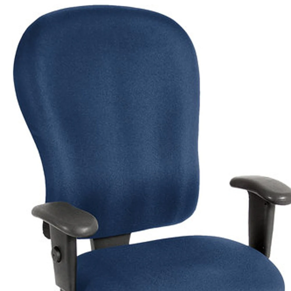 Navy Fabric Chair By Homeroots - 372354 - Image 5