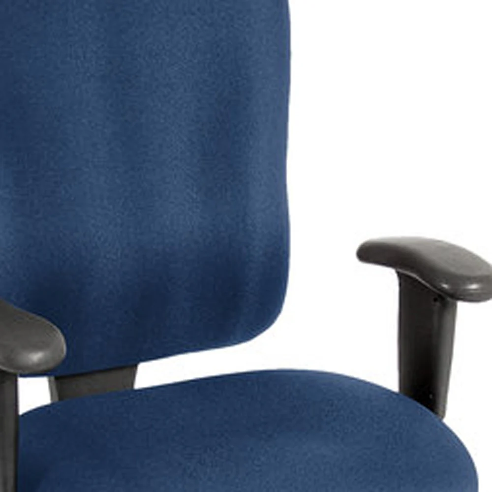 Navy Fabric Chair By Homeroots - 372354 - Image 6