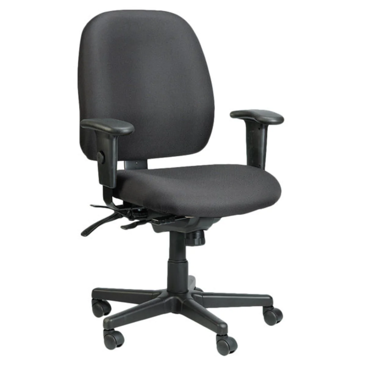 Navy Tilt Tension Control Fabric Chair By Homeroots - Image 10