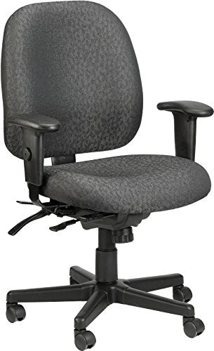 Navy Tilt Tension Control Fabric Chair By Homeroots - Image 11