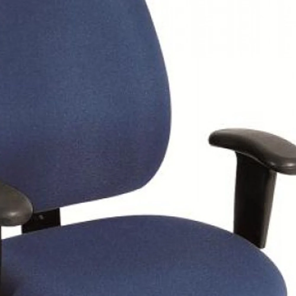 Navy Tilt Tension Control Fabric Chair By Homeroots - Image 5