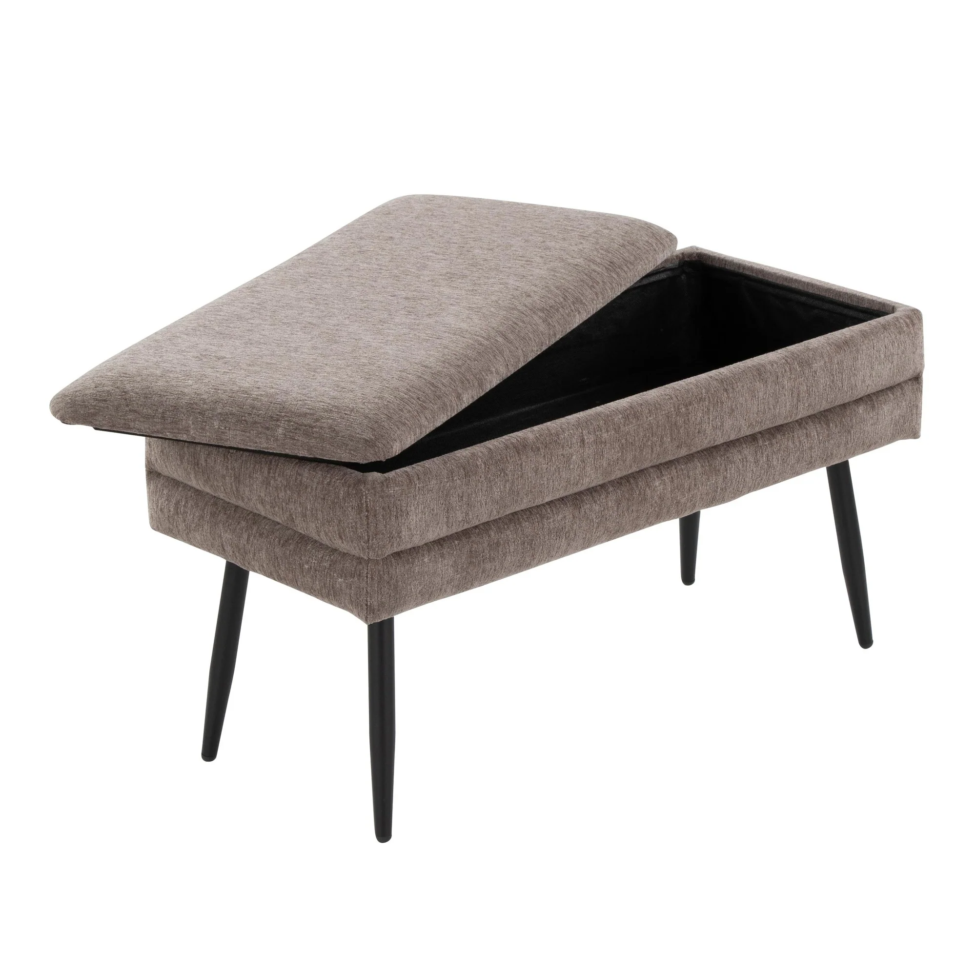 Neapolitan Storage Bench By LumiSource - OT-NEO BKBN - Image 6