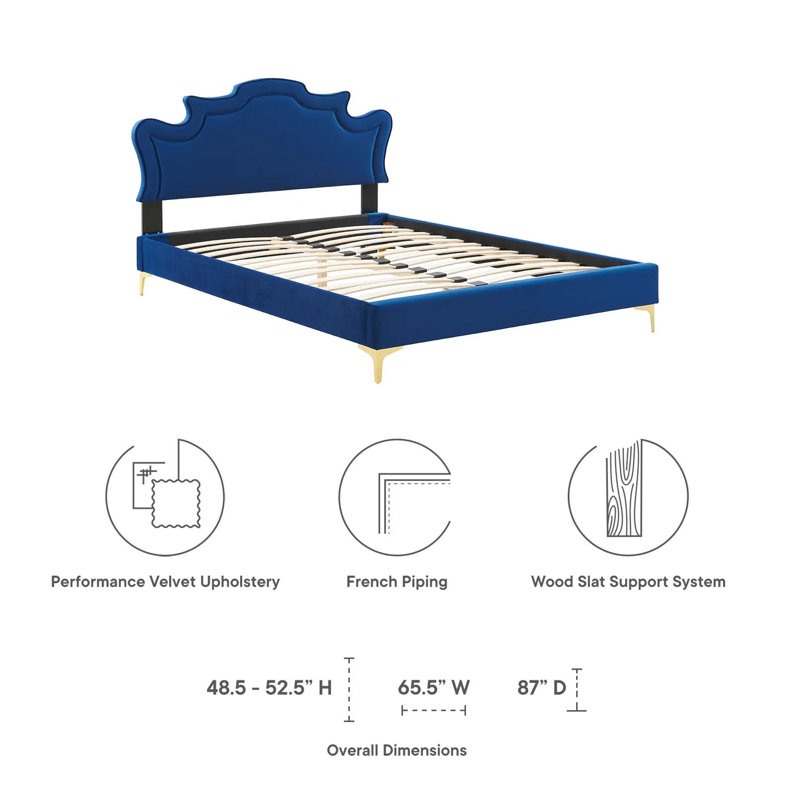Neena Performance Velvet Full Bed By Modway - MOD-6805 - Image 32