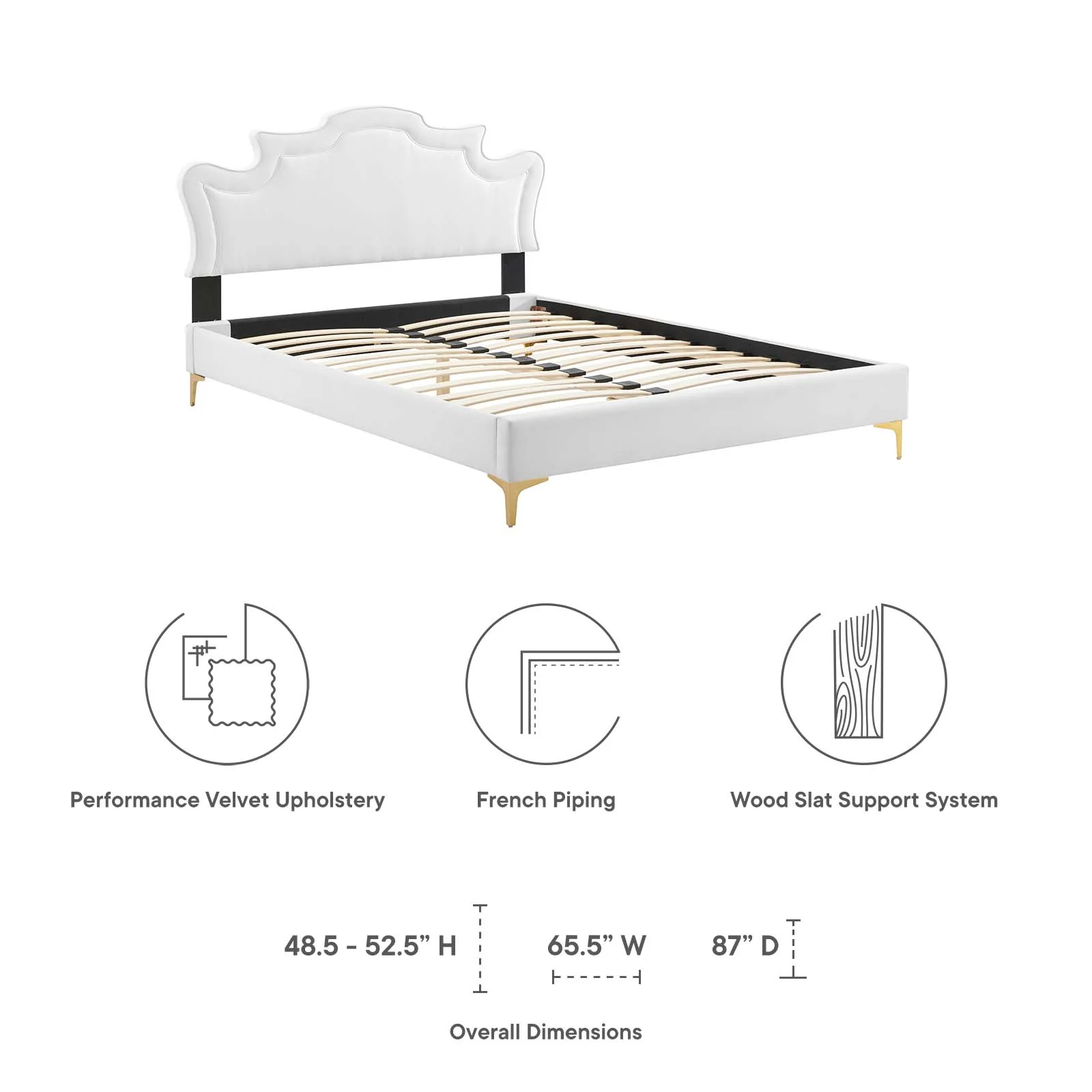 Neena Performance Velvet Full Bed By Modway - MOD-6805 - Image 43