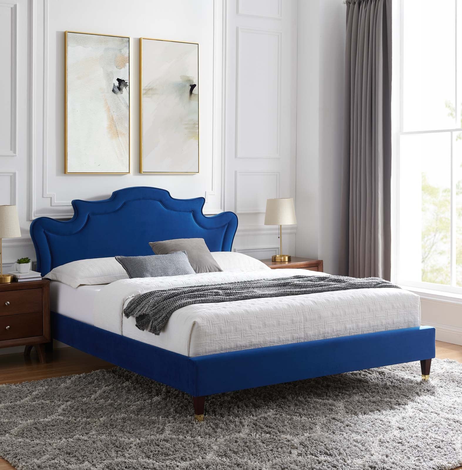 Neena Performance Velvet Full Bed By Modway - MOD-6810 - Image 26