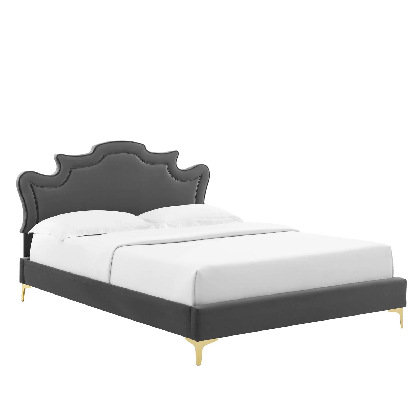 Neena Performance Velvet King Bed By Modway - MOD-6835 - Image 2