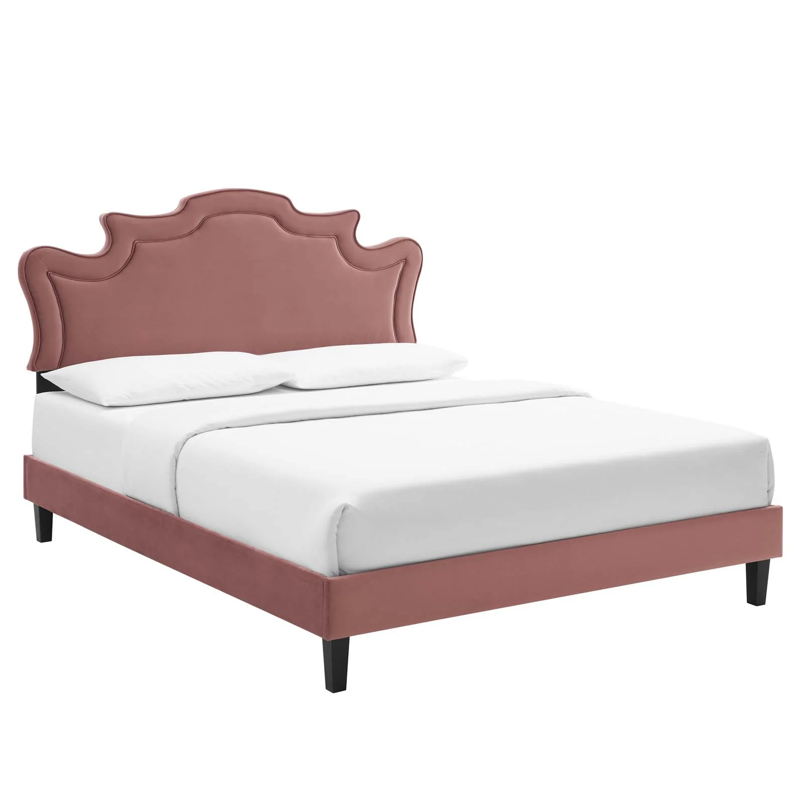 Neena Performance Velvet King Bed By Modway - MOD-6845 - Image 12