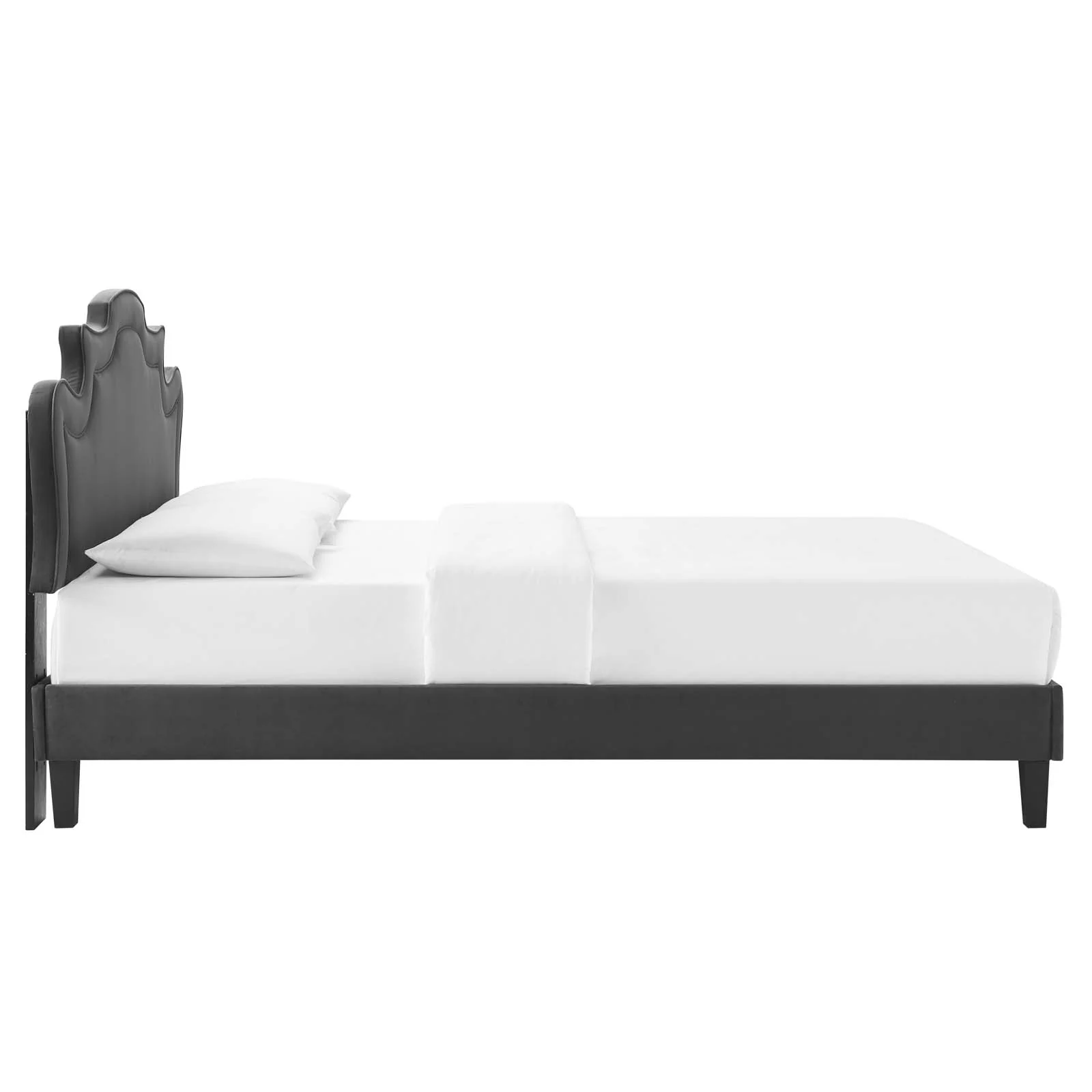 Neena Performance Velvet King Bed By Modway - MOD-6845 - Image 6