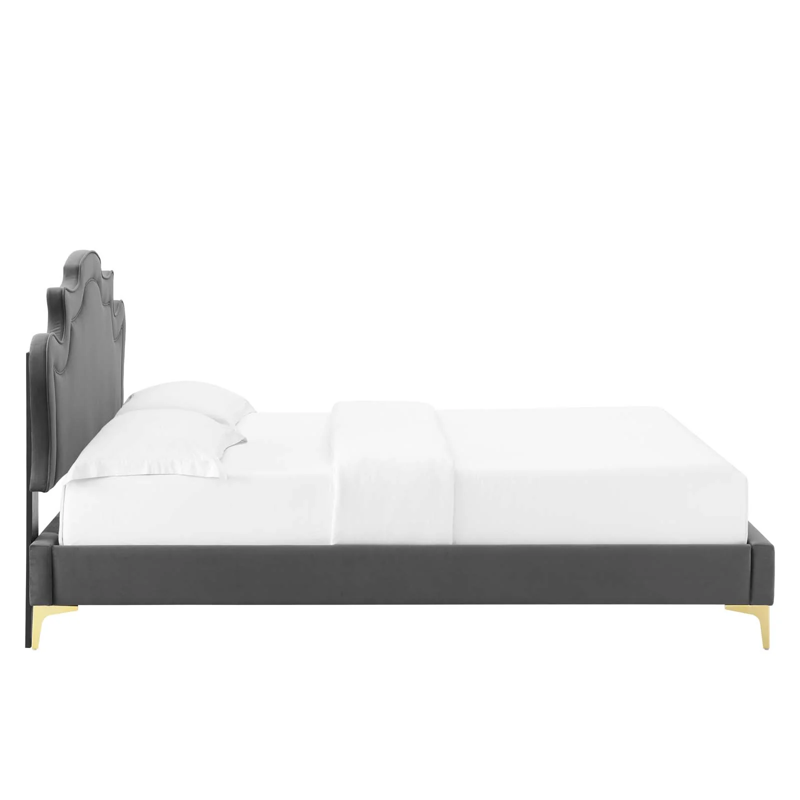 Neena Performance Velvet Queen Bed By Modway - MOD-6820 - Image 6