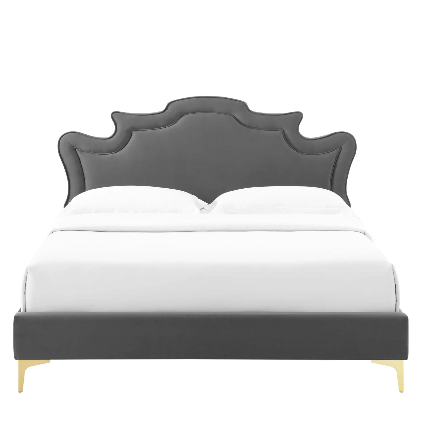 Neena Performance Velvet Queen Bed By Modway - MOD-6820 - Image 7