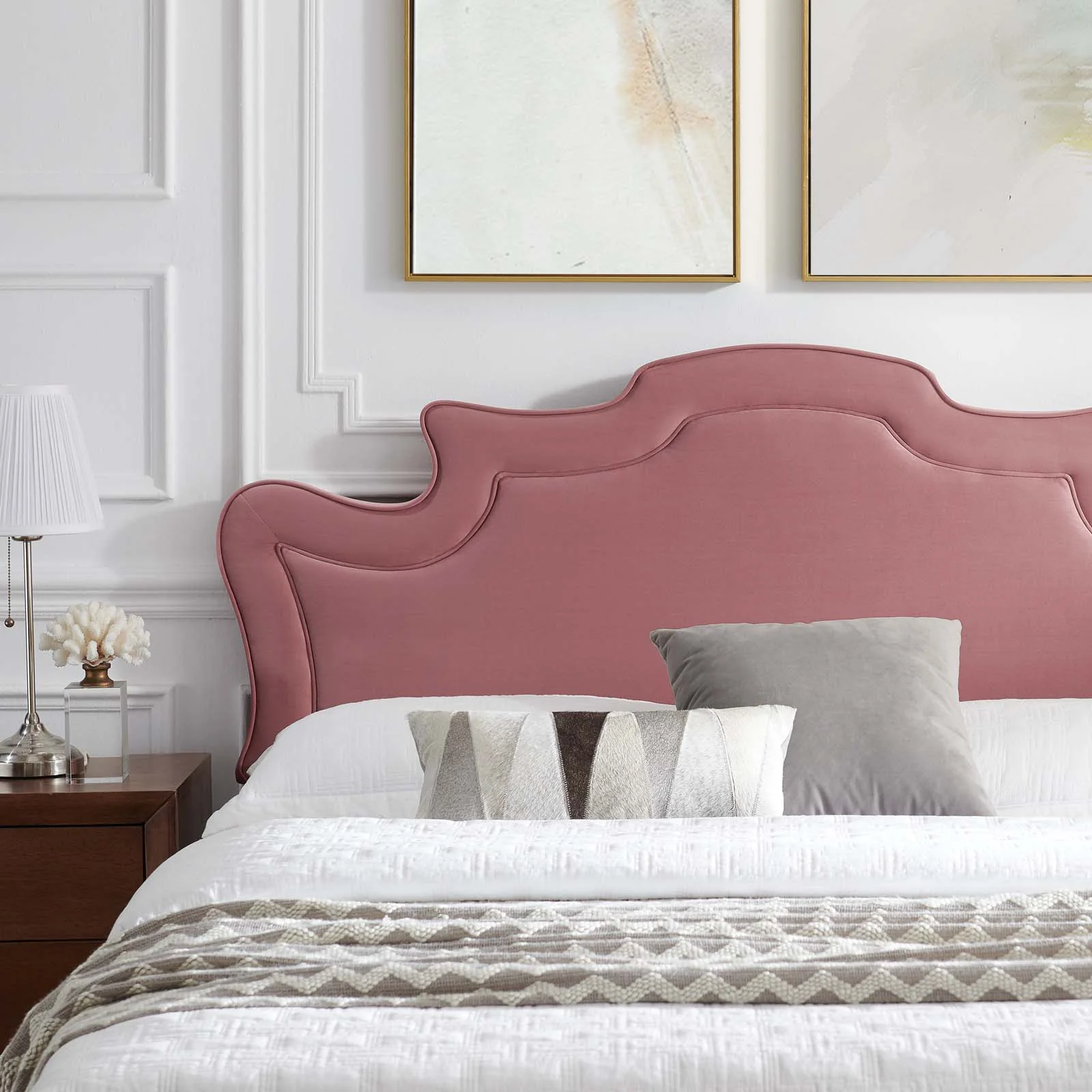 Neena Performance Velvet Queen Bed By Modway - MOD-6825 - Image 14