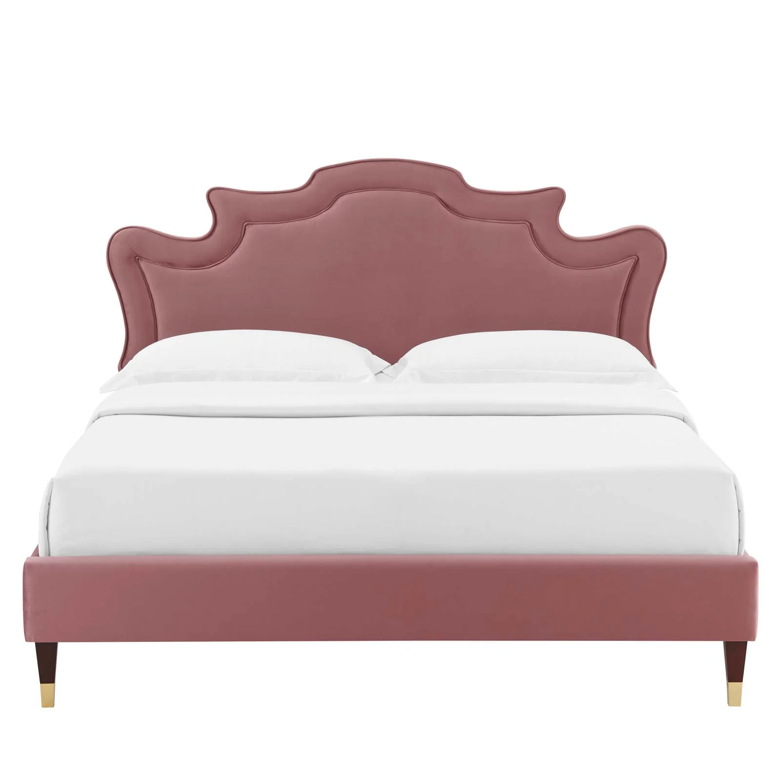 Neena Performance Velvet Queen Bed By Modway - MOD-6825 - Image 18