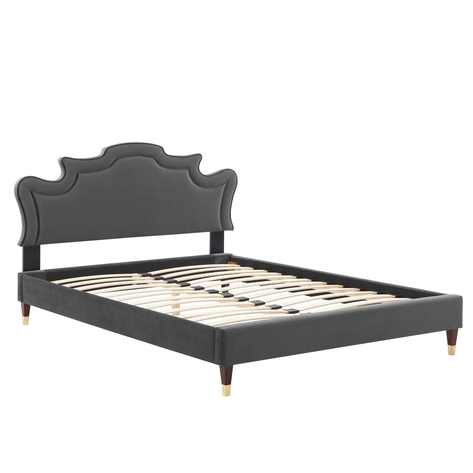 Neena Performance Velvet Queen Bed By Modway - MOD-6825 - Image 5