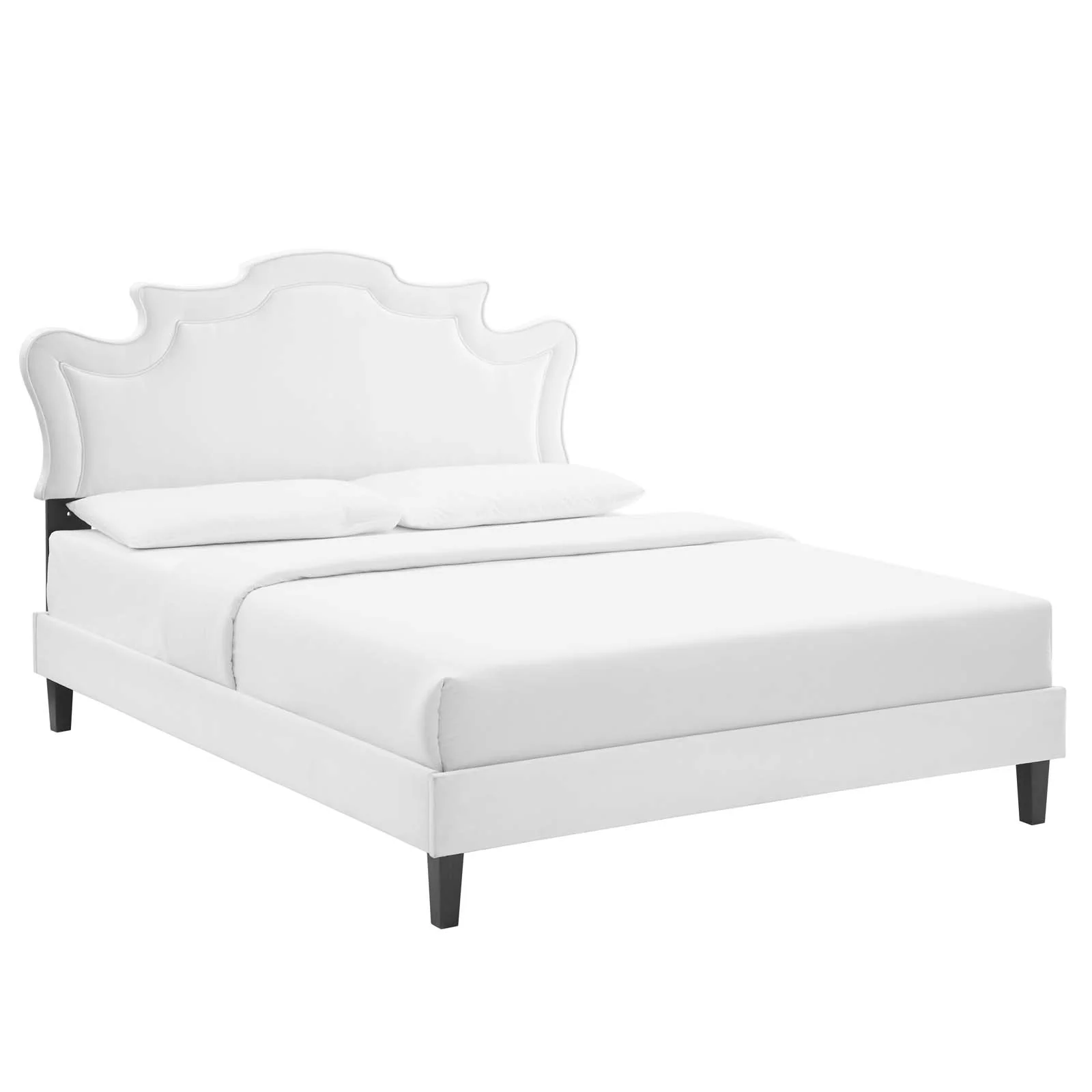 Neena Performance Velvet Queen Bed By Modway - MOD-6830 - Image 35