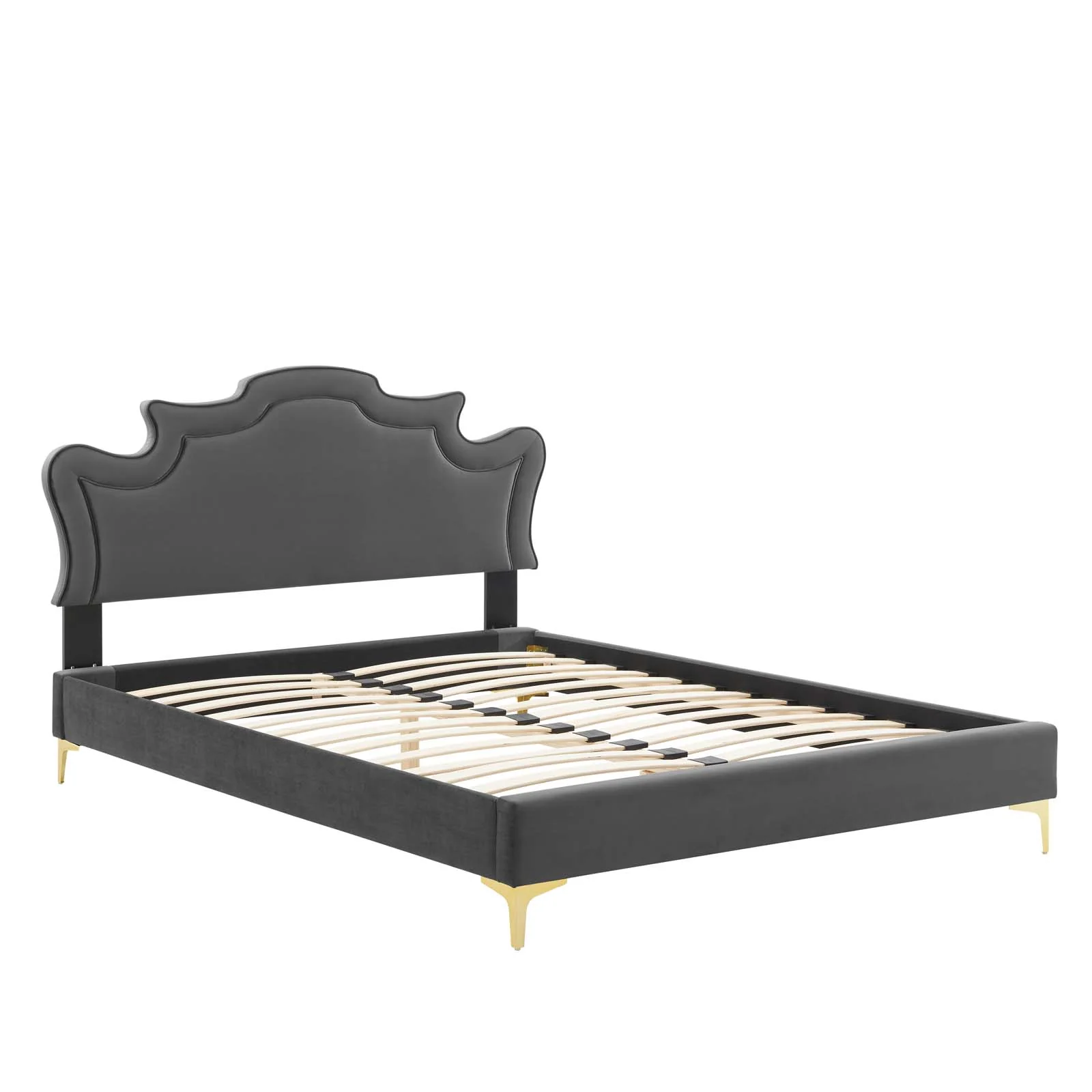 Neena Performance Velvet Twin Bed By Modway - MOD-6790 - Image 5