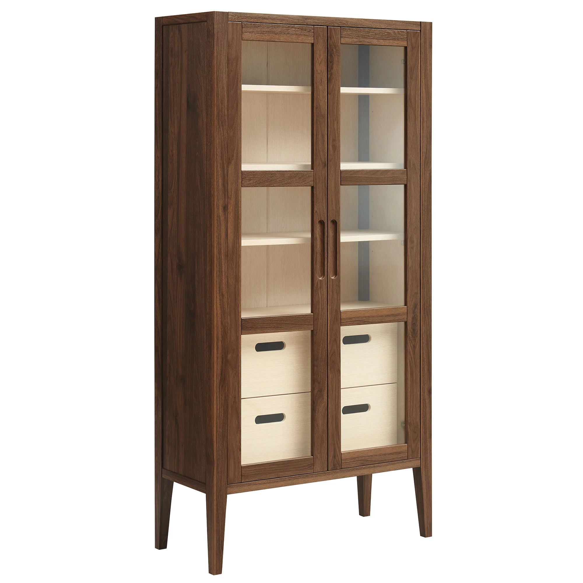 Nell 71" Glass Door Tall Display Storage Cabinet by Modway - Image 2