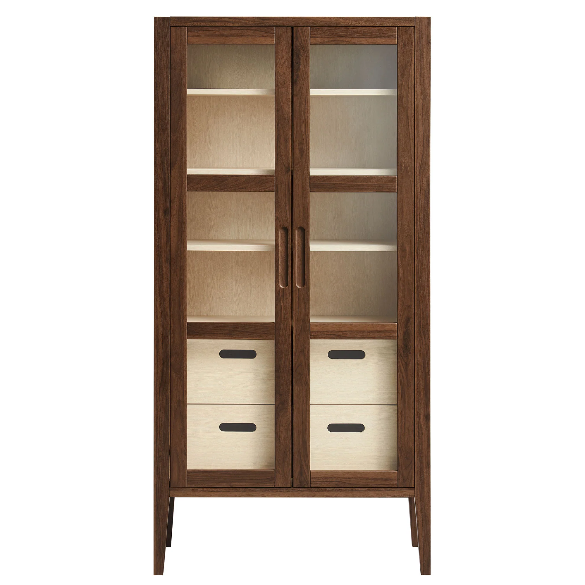 Nell 71" Glass Door Tall Display Storage Cabinet by Modway - Image 4