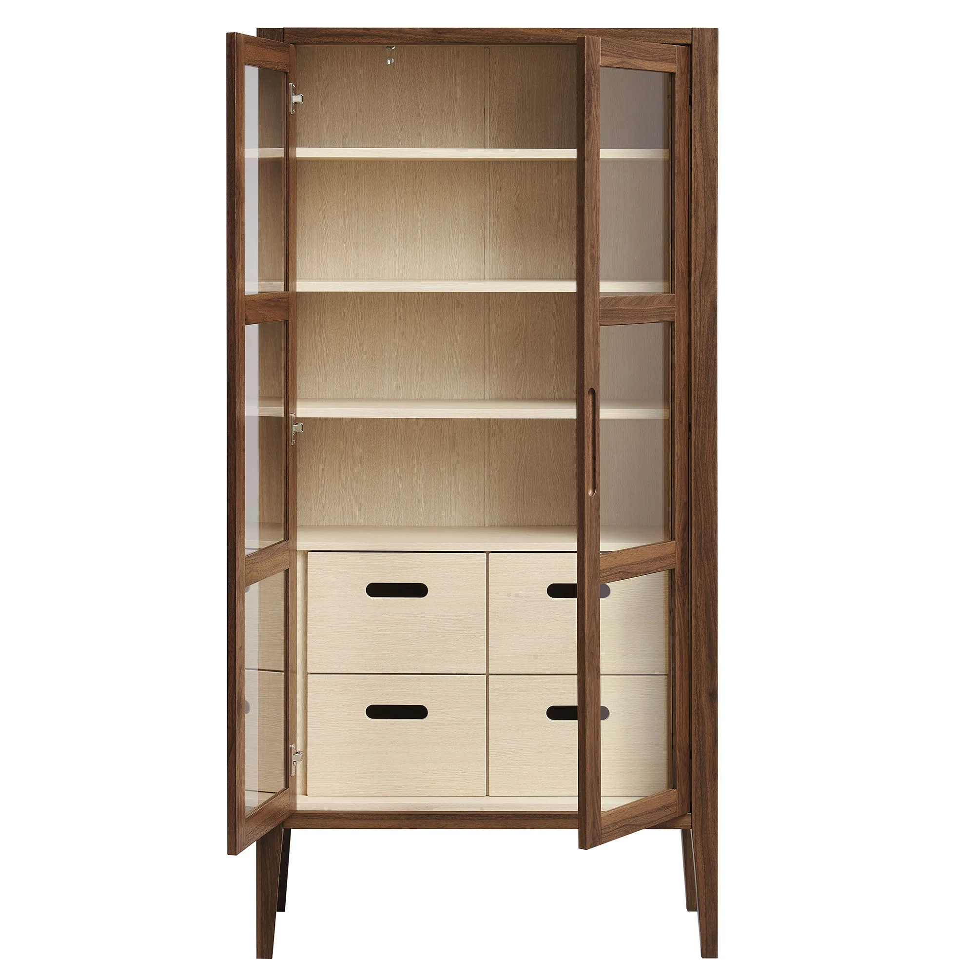 Nell 71" Glass Door Tall Display Storage Cabinet by Modway - Image 5