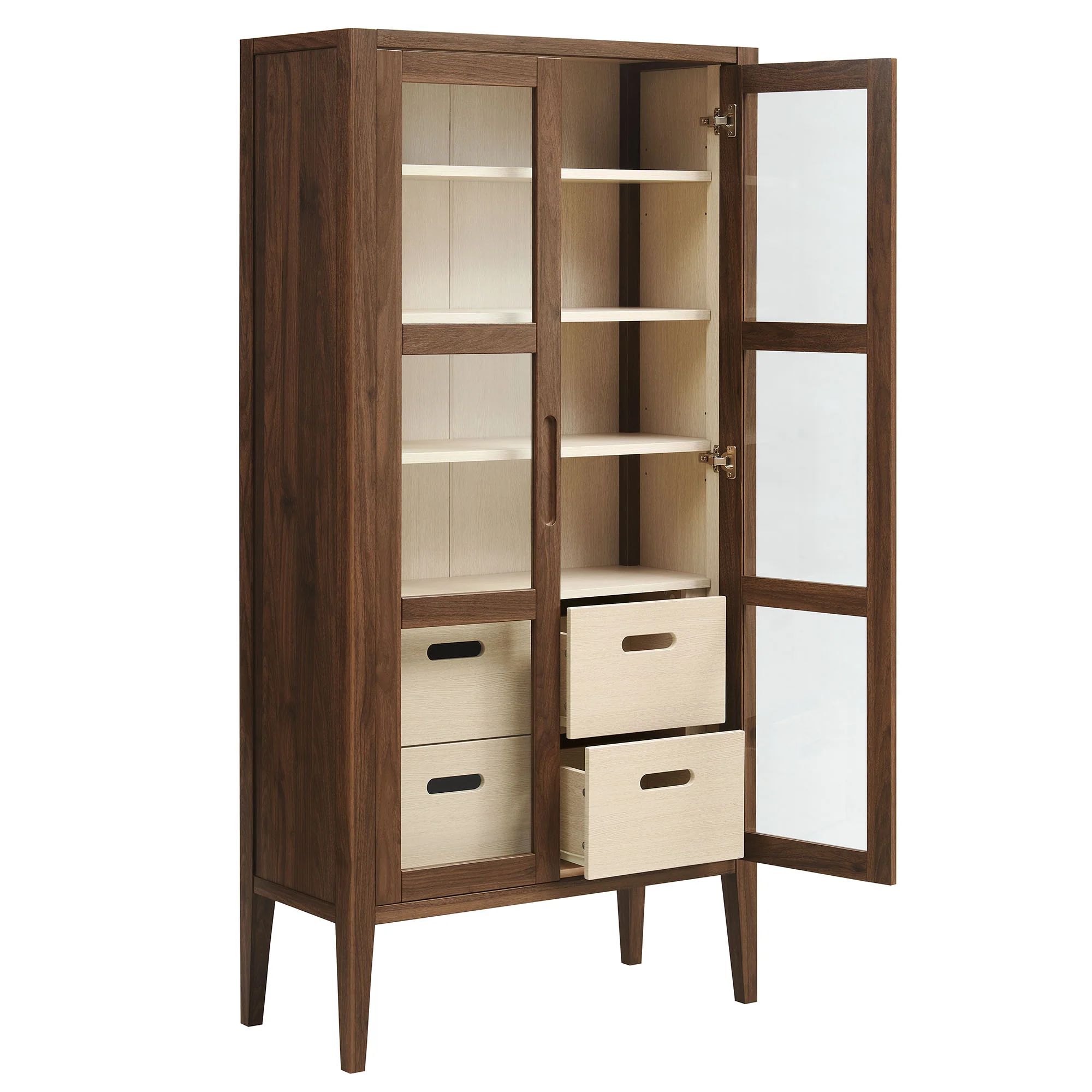 Nell 71" Glass Door Tall Display Storage Cabinet by Modway - Image 6
