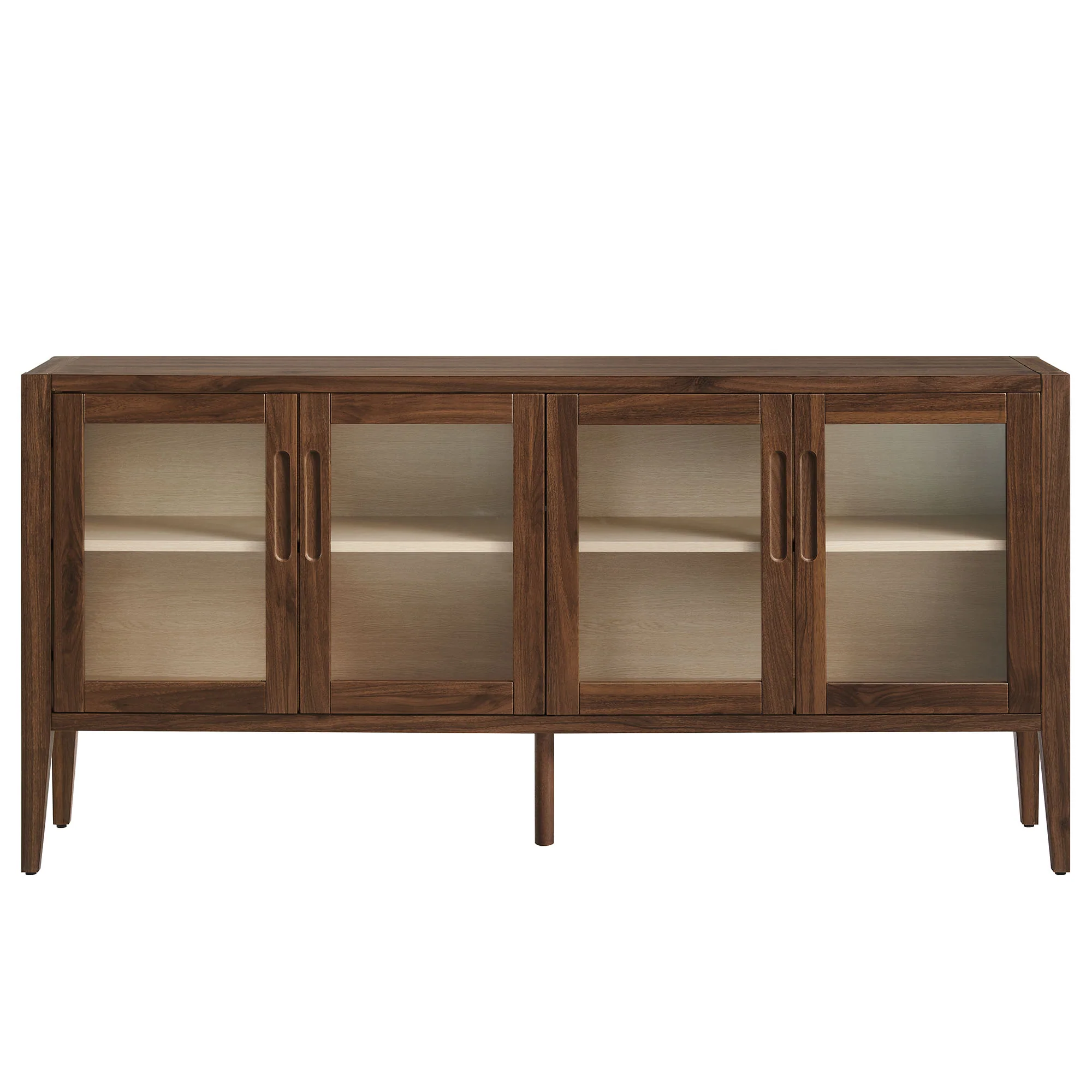 Nell 72" Glass Door Sideboard Storage Display Cabinet by Modway - Image 4