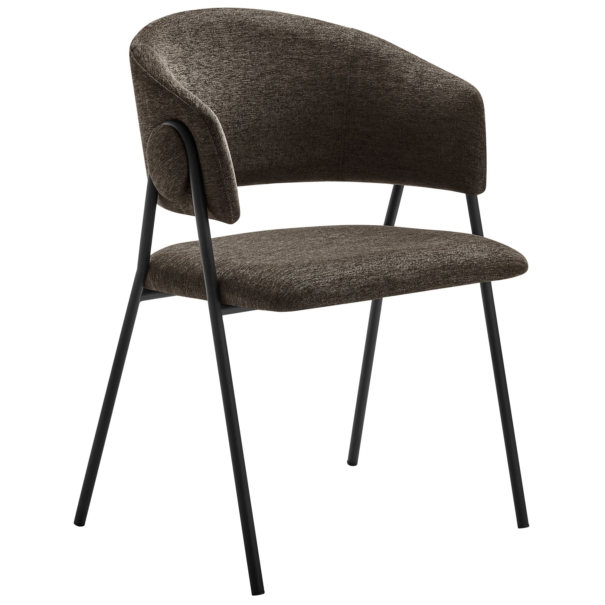 Nella Upholstered Heathered Chenille Dining Chairs Set of 2 by Modway - Image 12