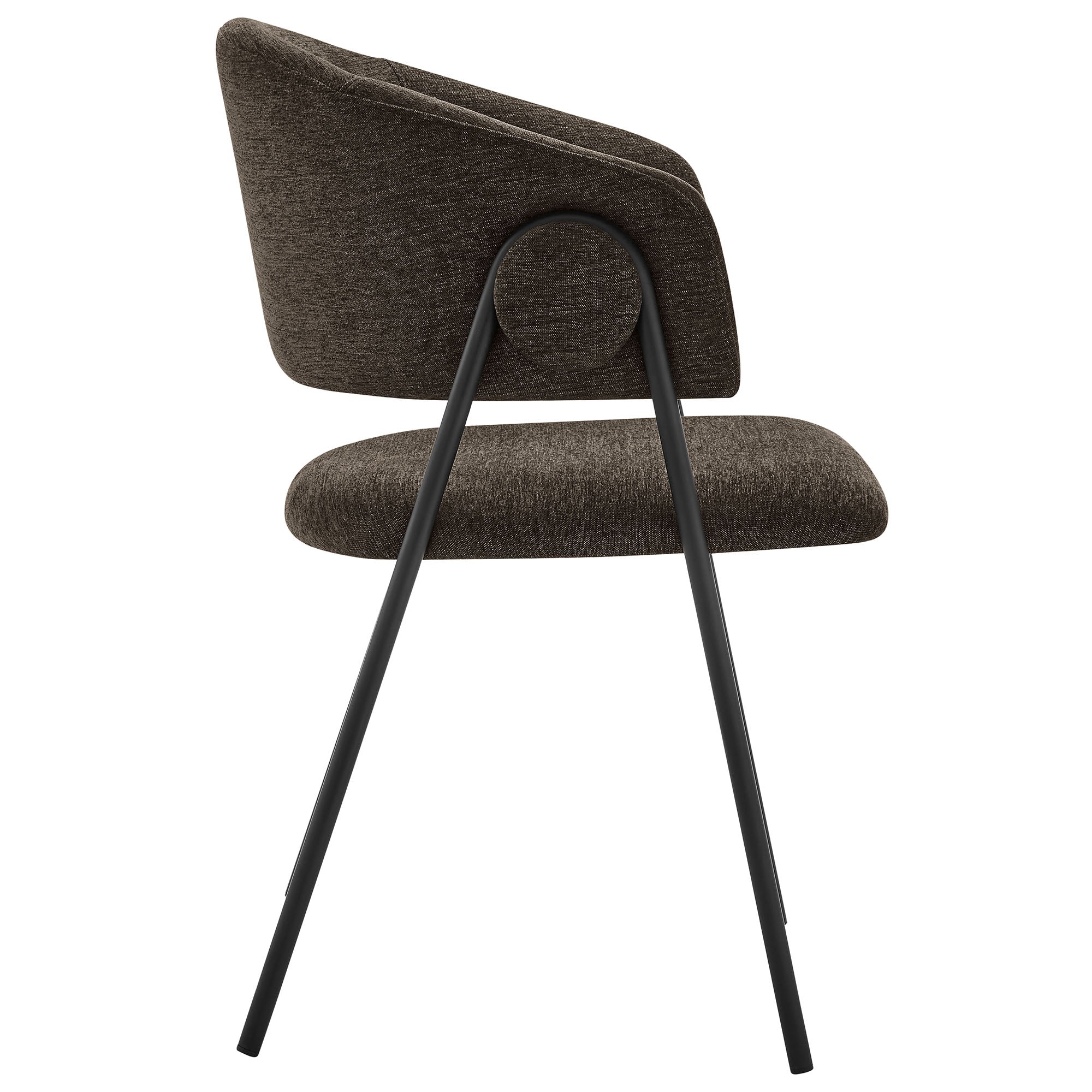 Nella Upholstered Heathered Chenille Dining Chairs Set of 2 by Modway - Image 13