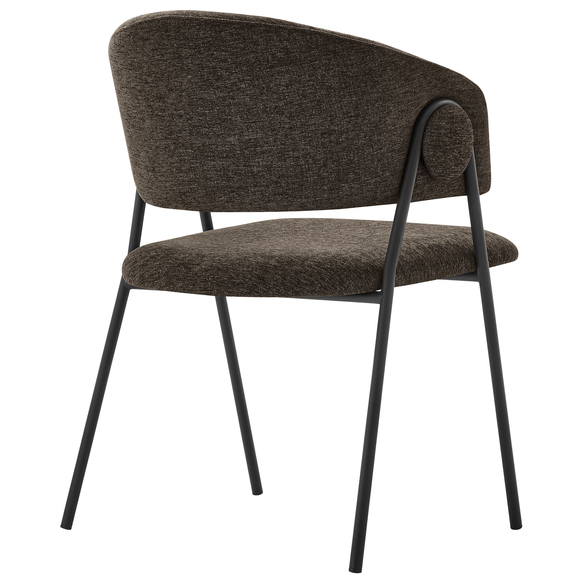 Nella Upholstered Heathered Chenille Dining Chairs Set of 2 by Modway - Image 14