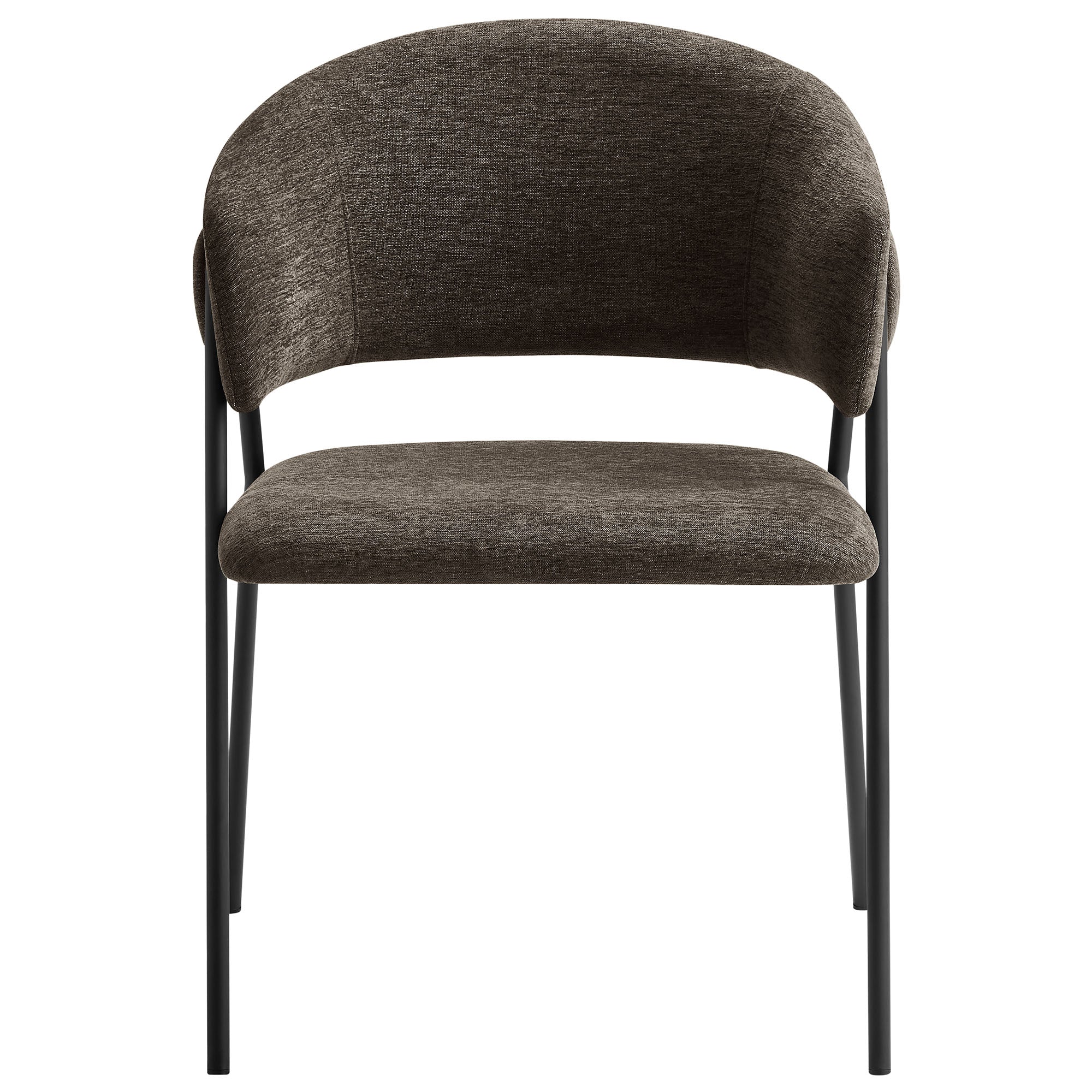 Nella Upholstered Heathered Chenille Dining Chairs Set of 2 by Modway - Image 15