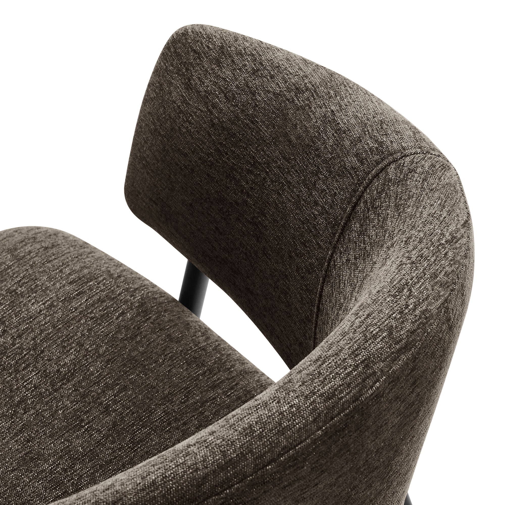 Nella Upholstered Heathered Chenille Dining Chairs Set of 2 by Modway - Image 16