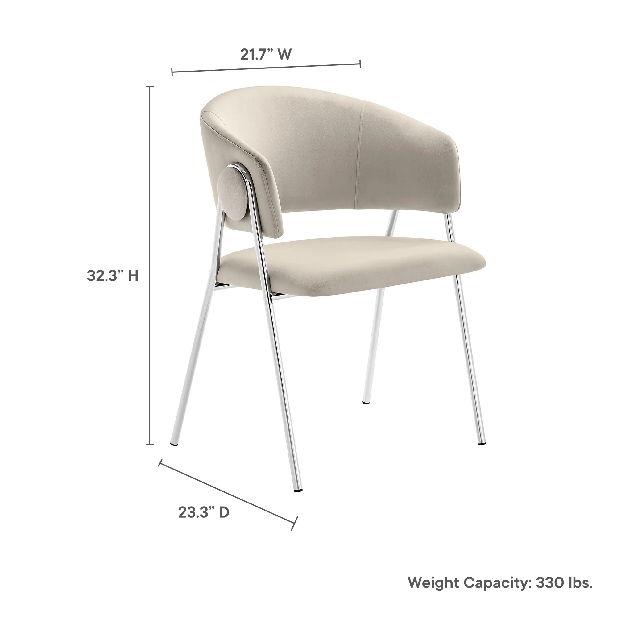 Nella Upholstered Performance Velvet Dining Chair Set of 2 by Modway - Image 10