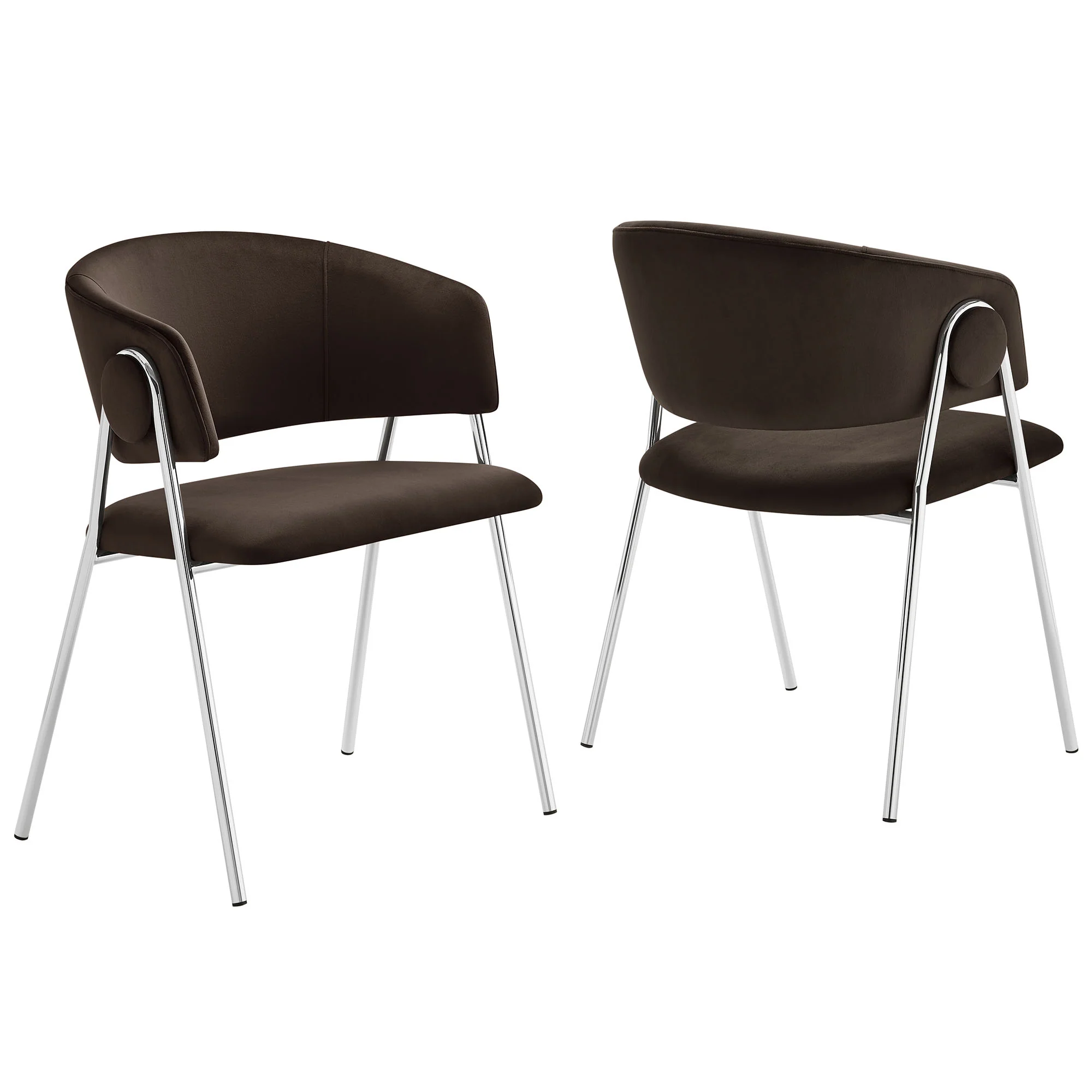 Nella Upholstered Performance Velvet Dining Chair Set of 2 by Modway - Image 21