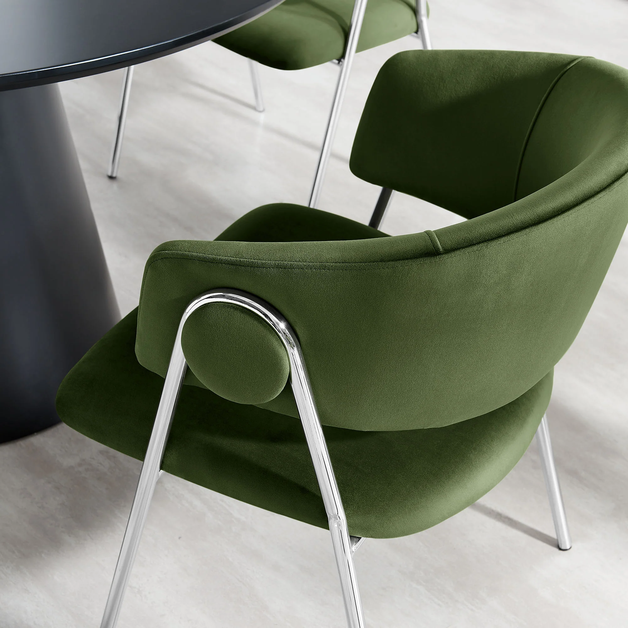Nella Upholstered Performance Velvet Dining Chair Set of 2 by Modway - Image 37