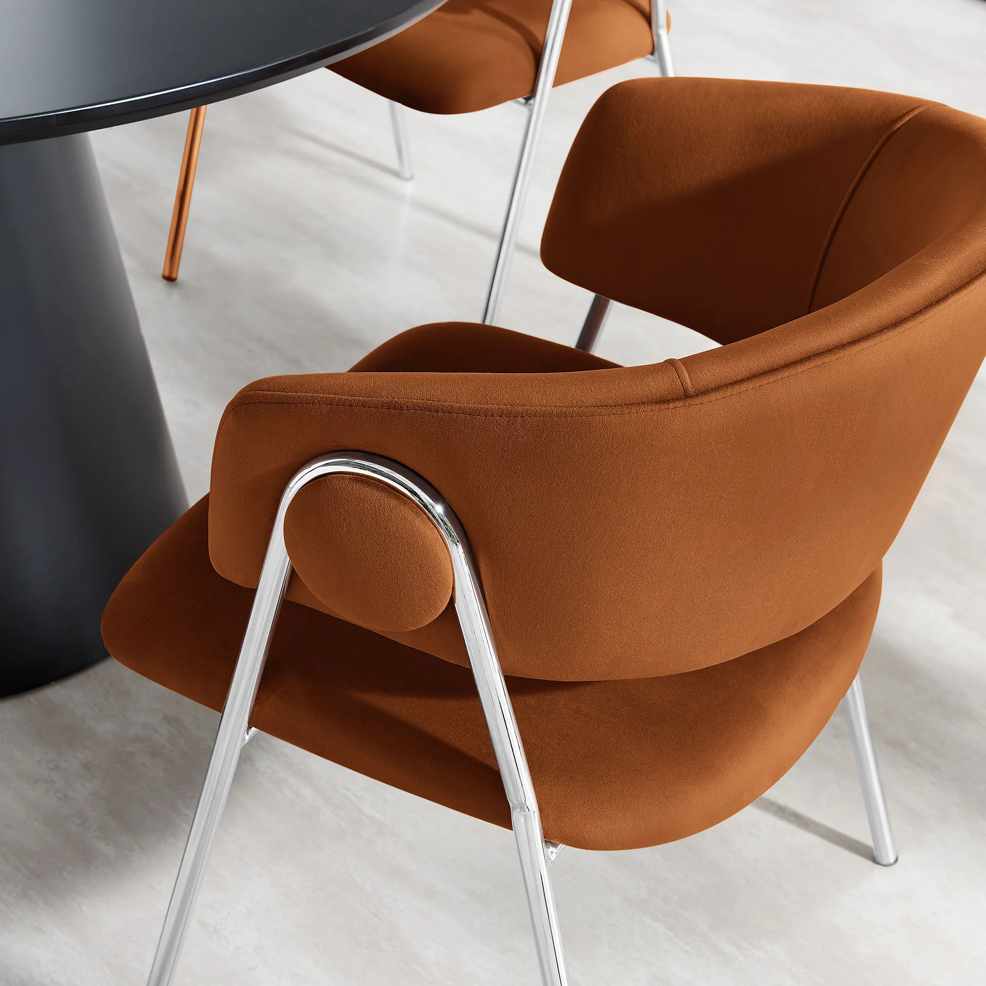 Nella Upholstered Performance Velvet Dining Chair Set of 2 by Modway - Image 47