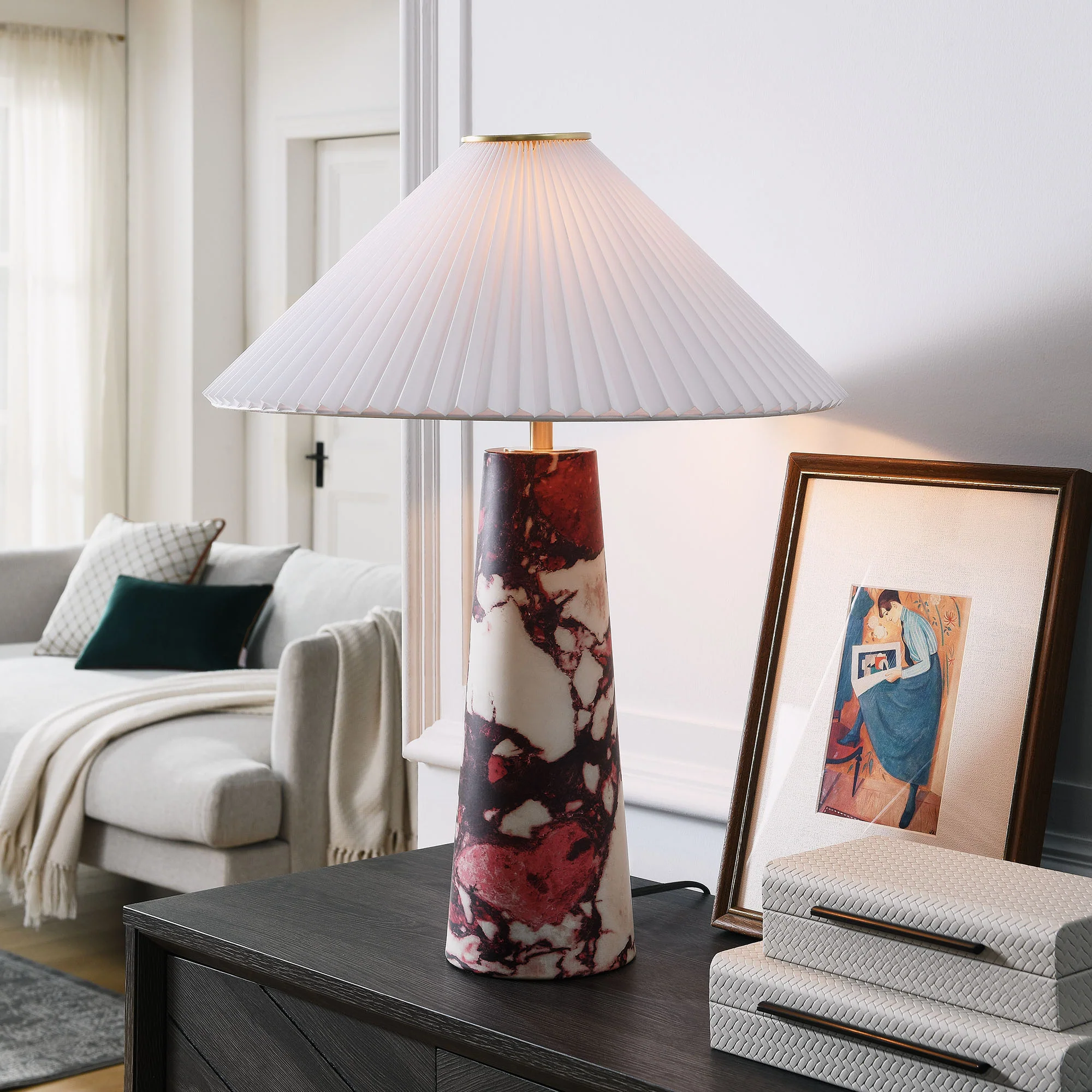 Nera Marble Table Lamp by Modway - Image 19