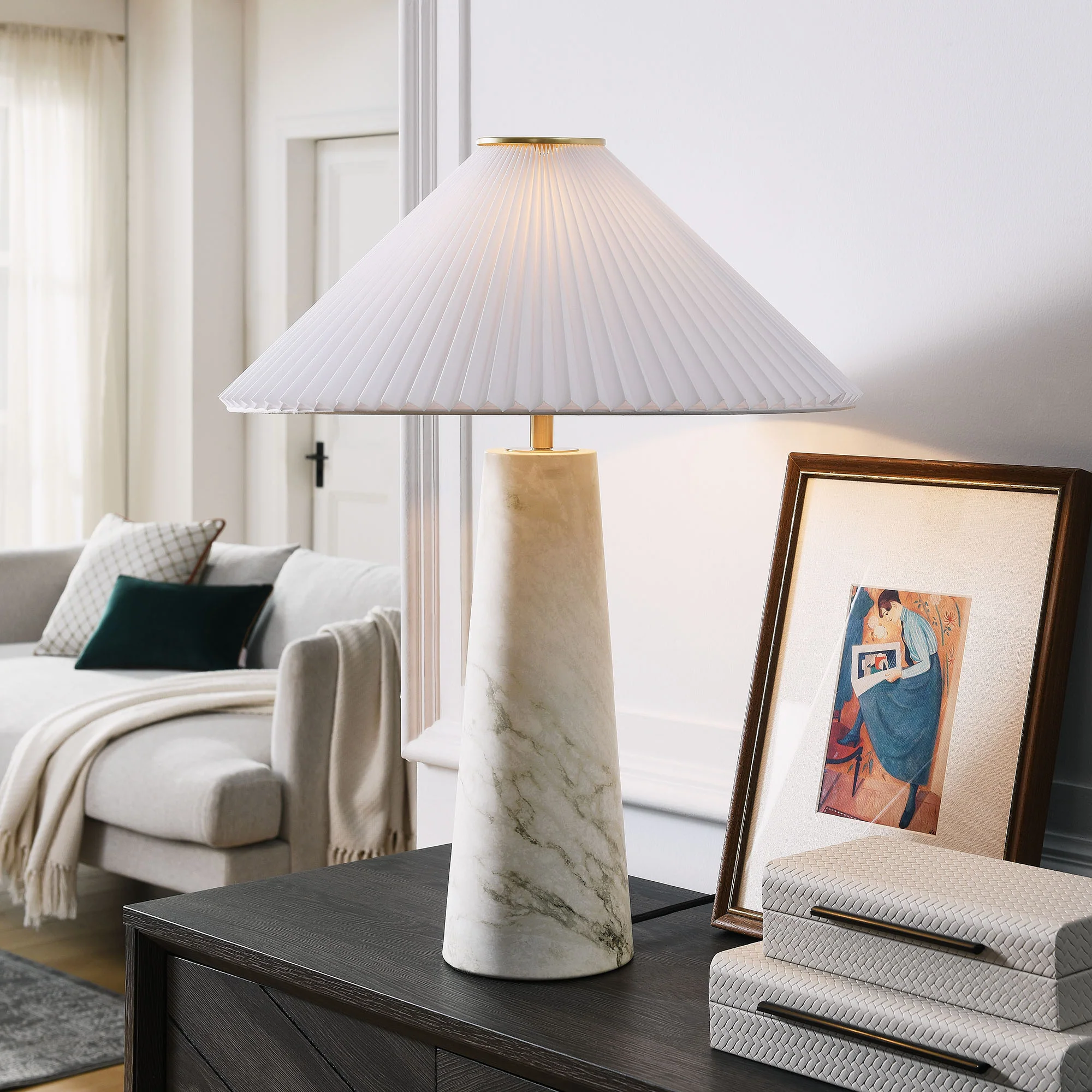 Nera Marble Table Lamp by Modway - Image 30