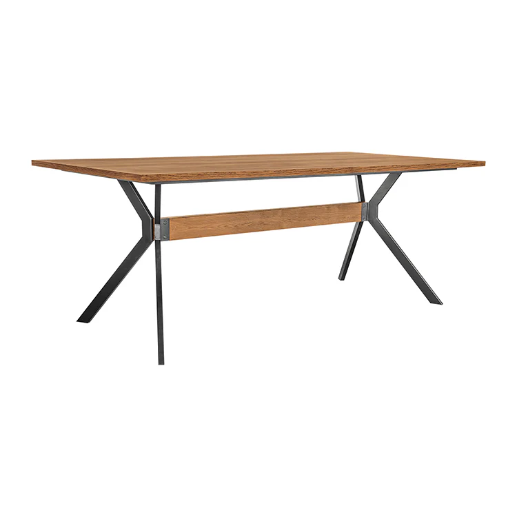 Nevada Rustic 2 piece set with Dining Table and Sideboard in Balsamico  By Armen Living - Image 2