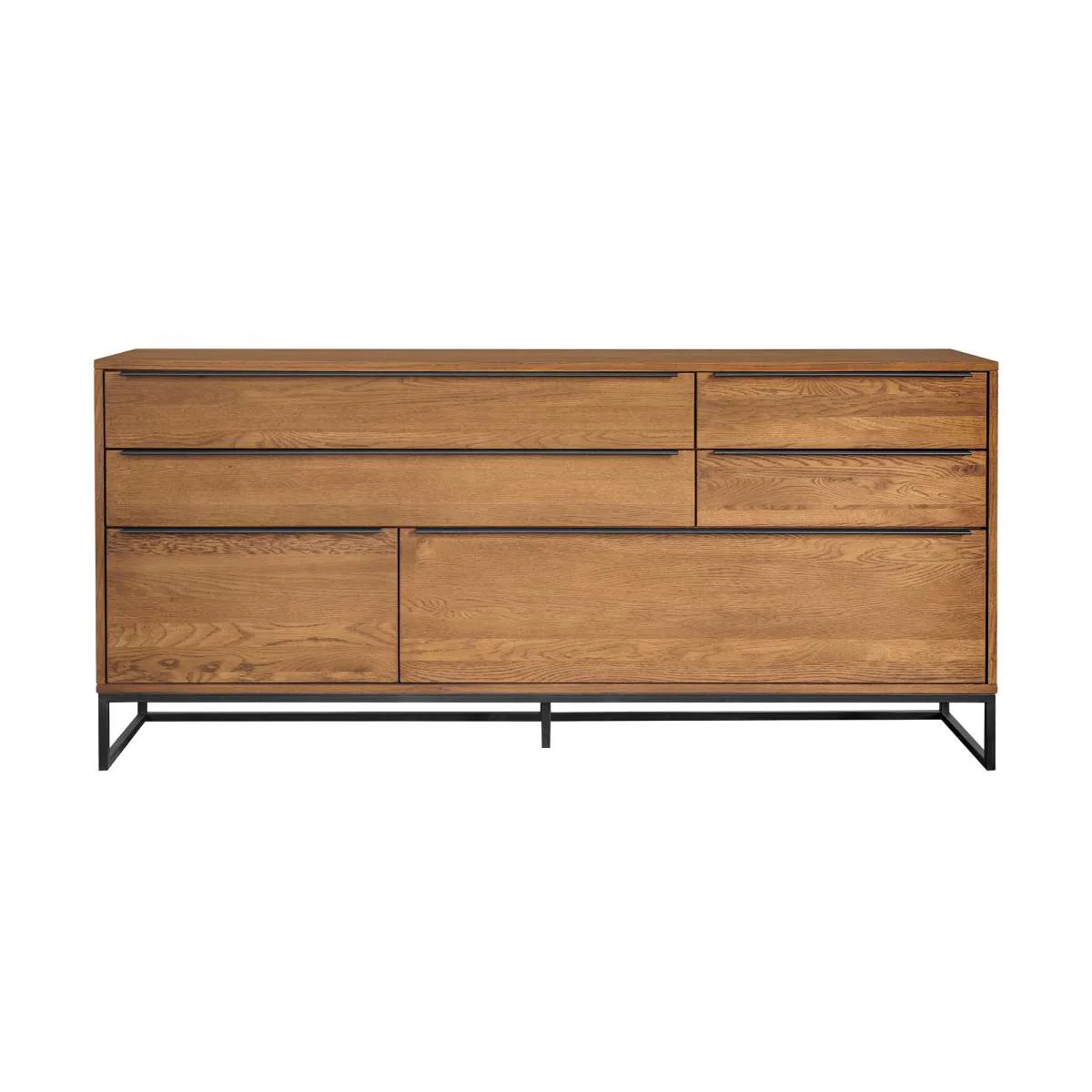 Nevada Rustic 2 piece set with Dining Table and Sideboard in Balsamico  By Armen Living - Image 3