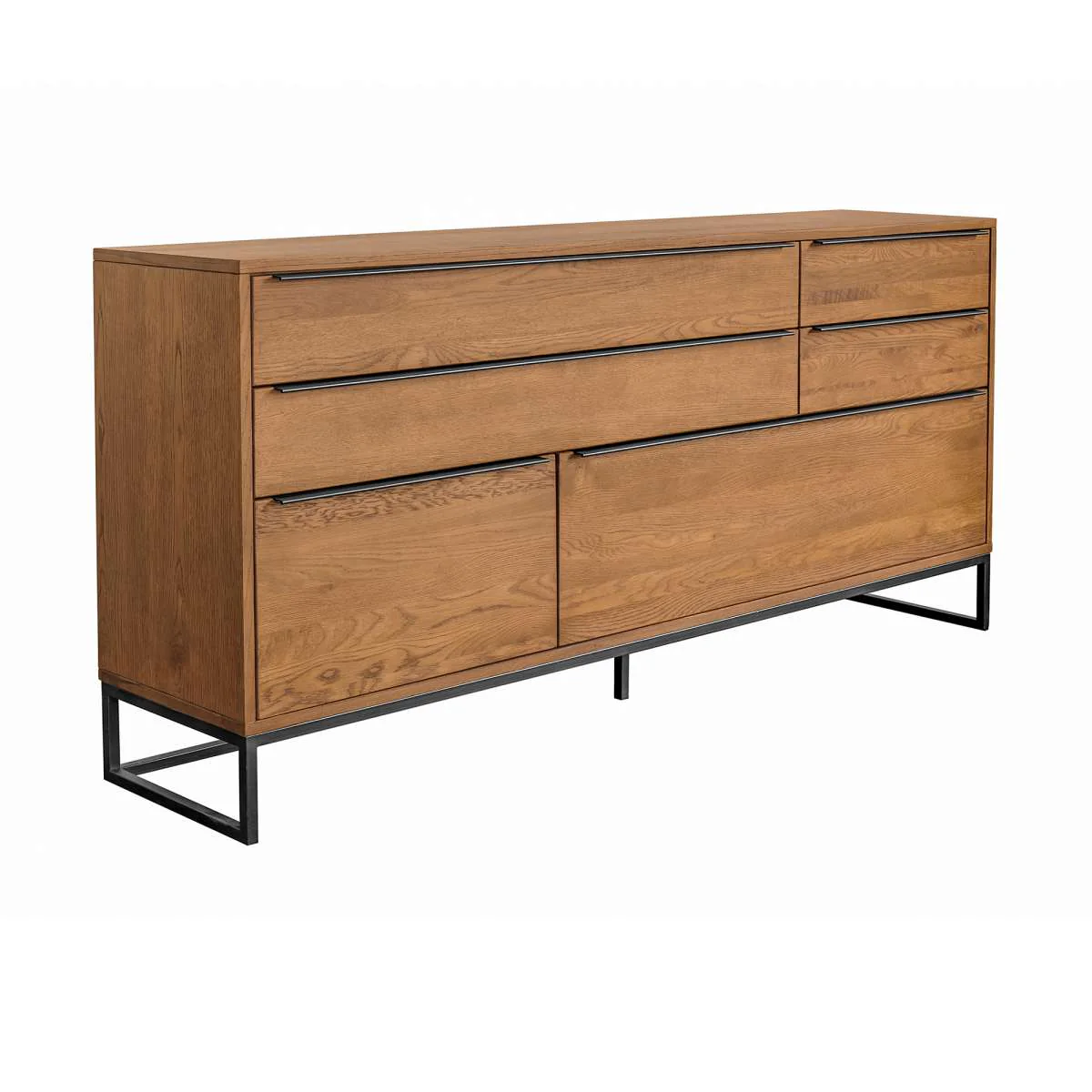 Nevada Rustic 2 piece set with Dining Table and Sideboard in Balsamico  By Armen Living - Image 4