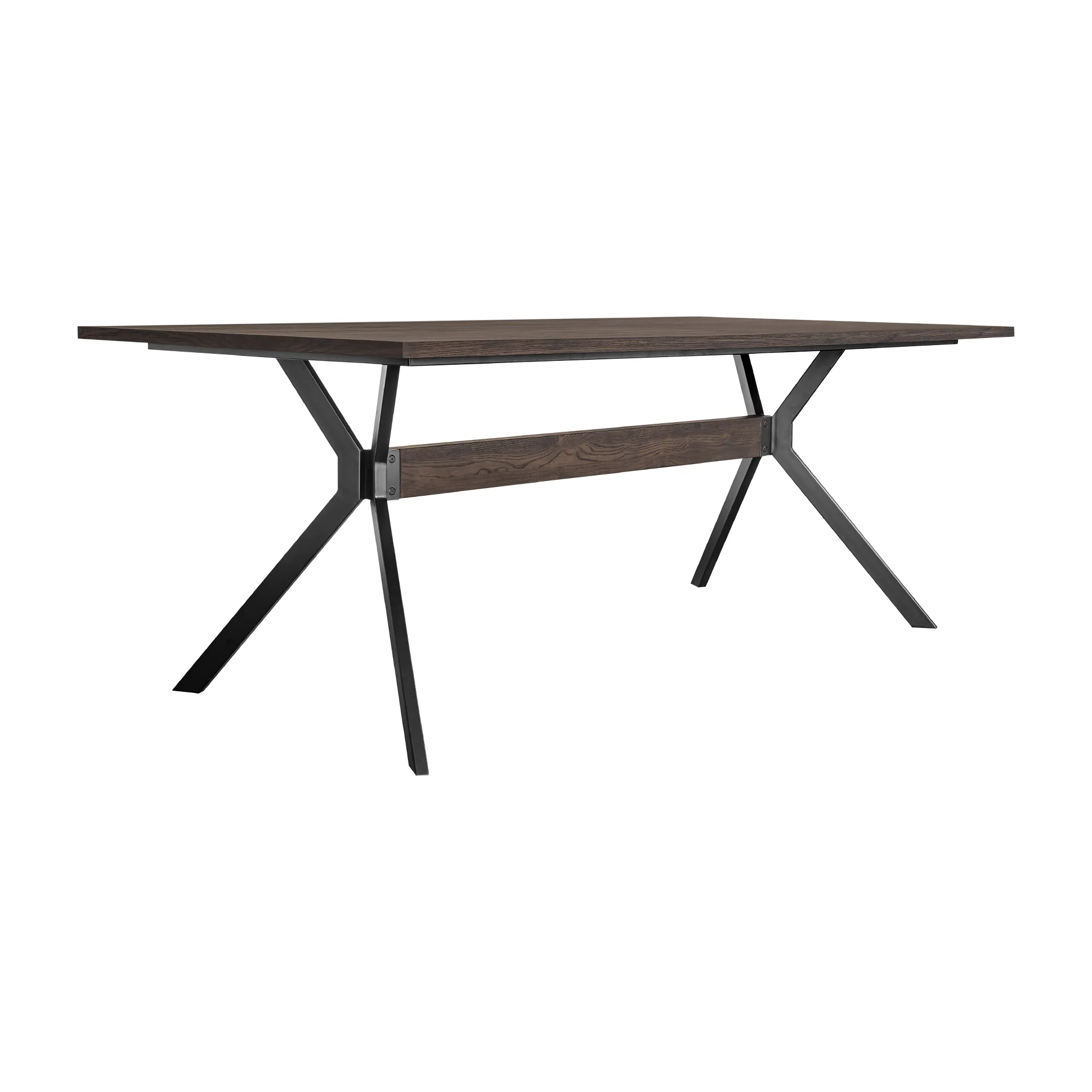 Nevada Rustic 2 piece set with Dining Table and Sideboard in Dark Brown By Armen Living - Image 3
