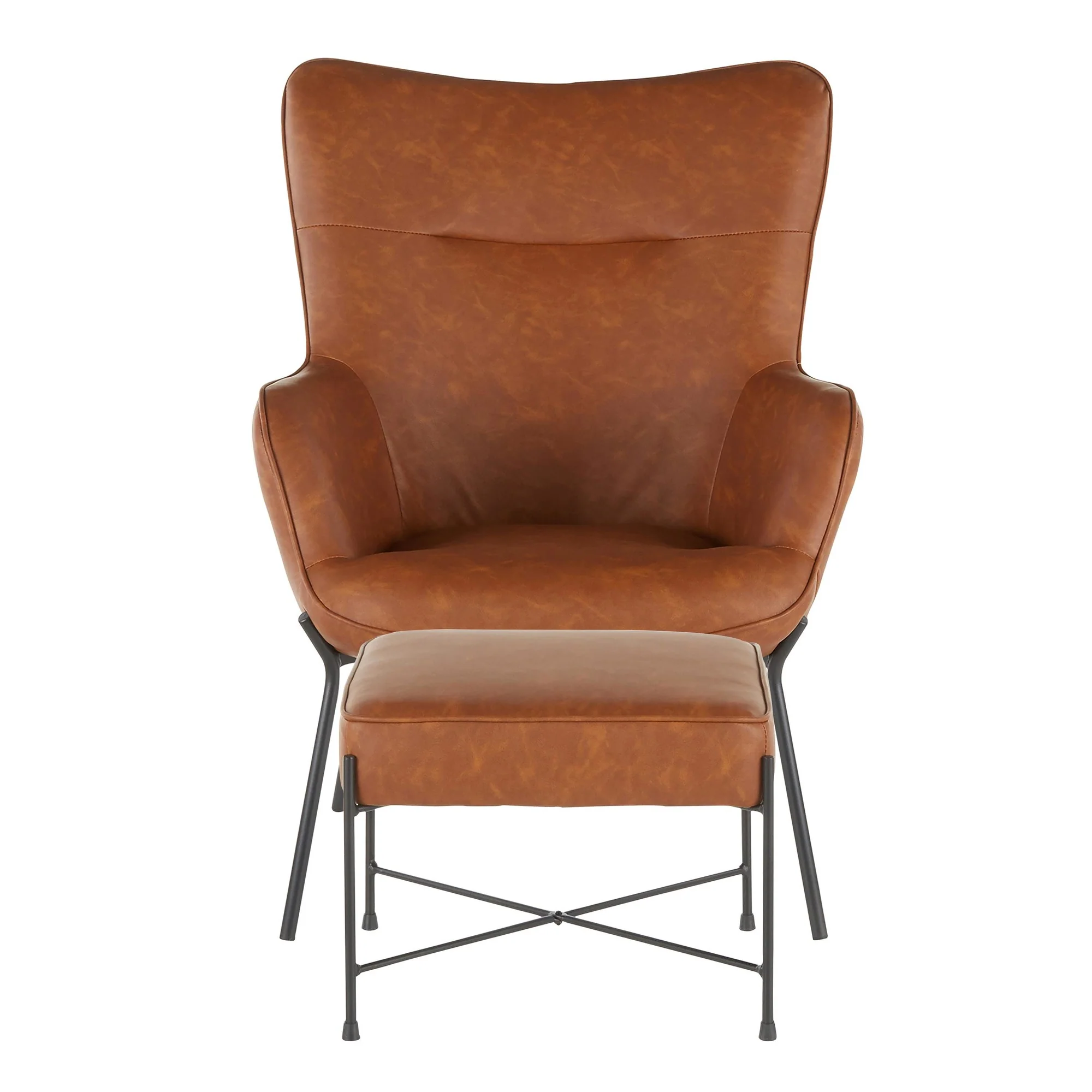 LumiSource Izzy Lounge Chair + Ottoman Set - Image 4